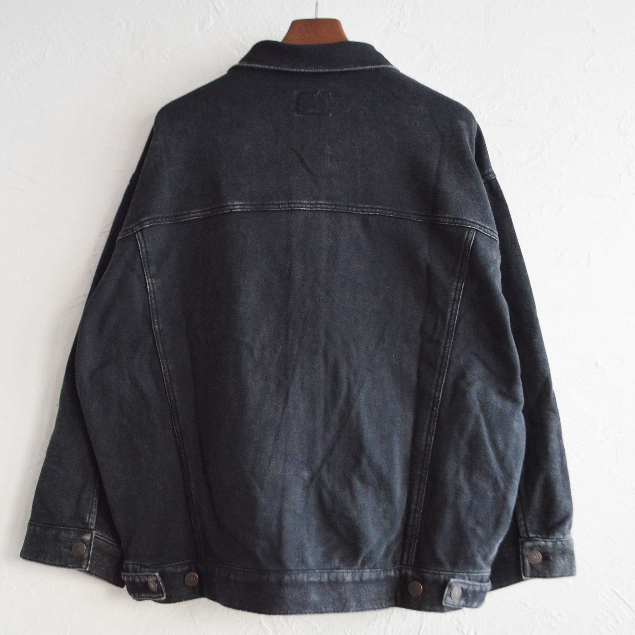 IMPRESTORE インプレストア / BenJie | Trucker Coat トラッカーコート (FADE BLACK フェードブラック)