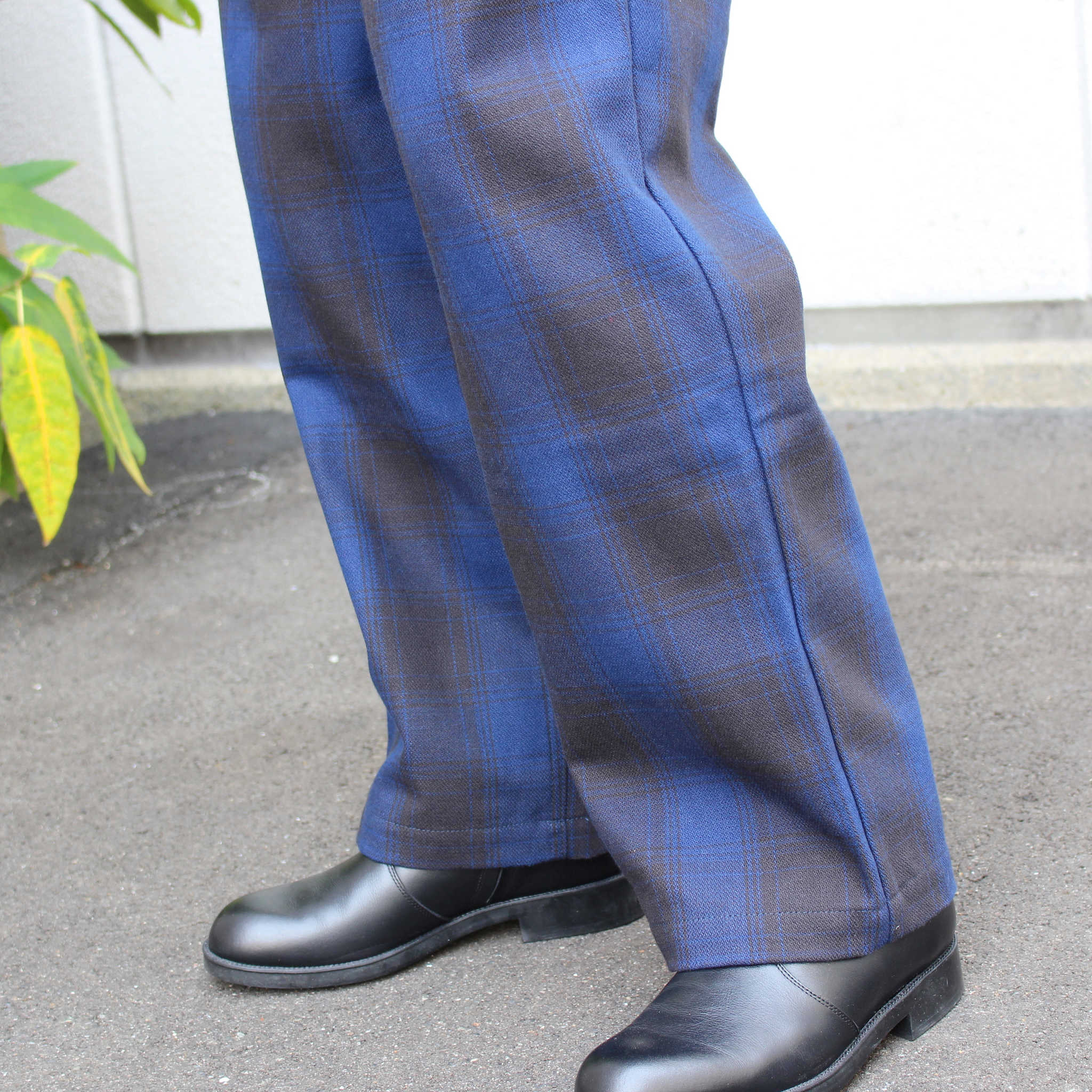 Nasngwam. ナスングワム / LUMBER TUCK PANTS ランバータックパンツ (NAVY ネイビー)