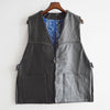 Nasngwam. ナスングワム / PUEBLO LEATHER VEST プエブロベスト Msize (BLACK ブラック)