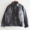 Nasngwam. ナスングワム / ATAVISM LEATHER JACKET アタビズムジャケット Msize  (BLACK ブラック)