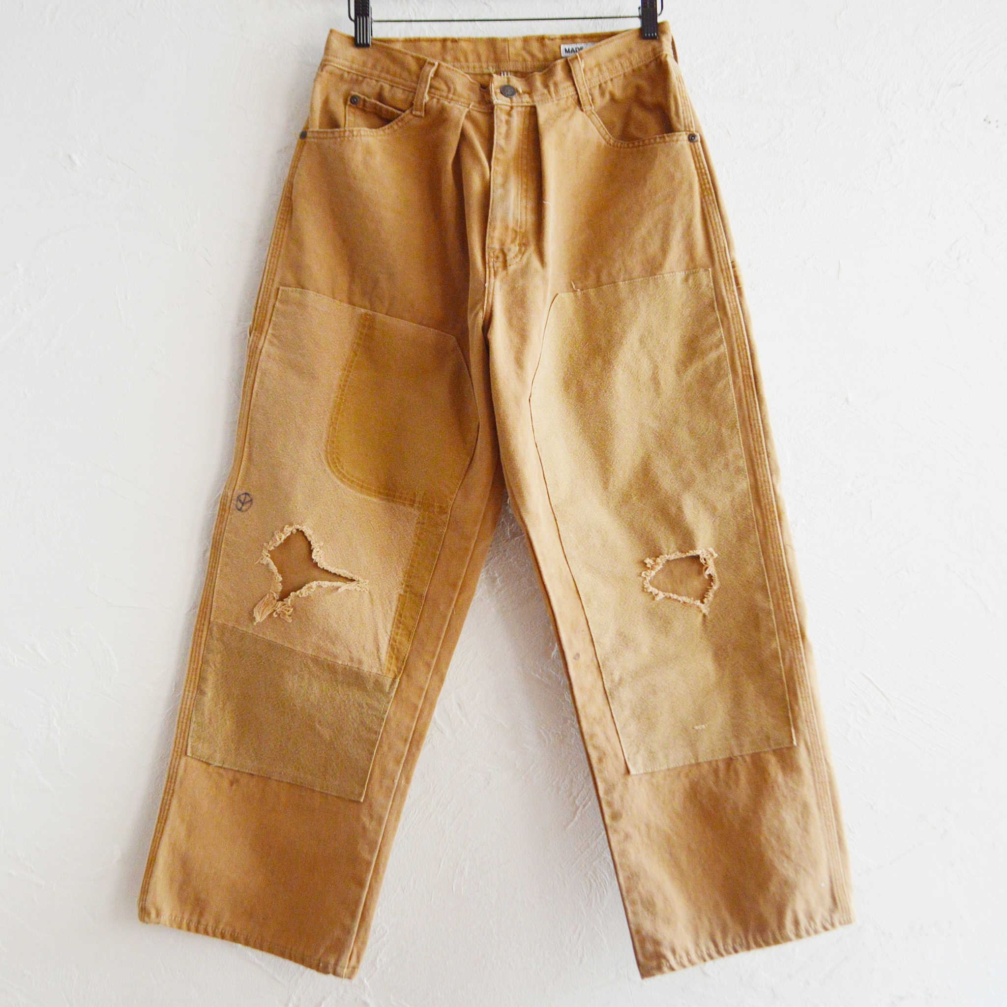 SUNNY SIDE UP サニーサイドアップ / RE PAINTER PANTS リメイクペインターパンツ (BROWN ブラウン)