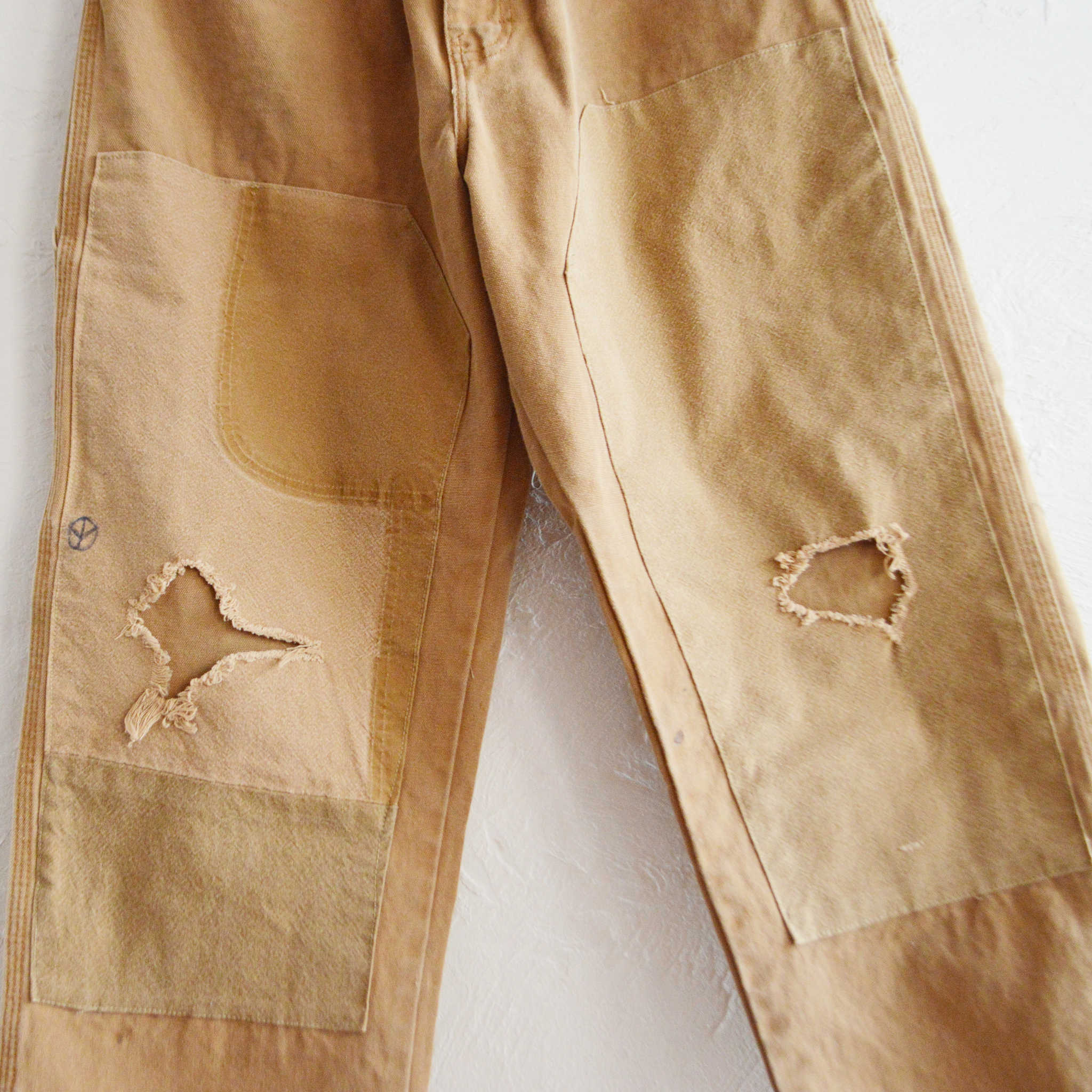 SUNNY SIDE UP サニーサイドアップ / RE PAINTER PANTS リメイクペインターパンツ (BROWN ブラウン)