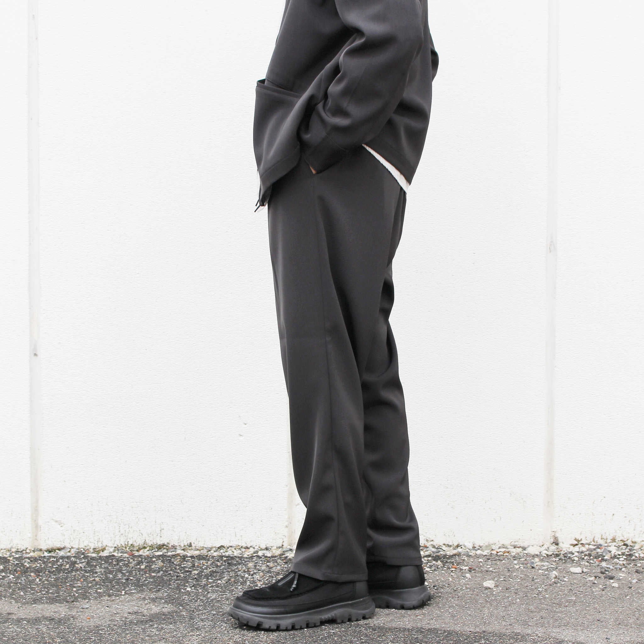 LAMOND ラモンド / TWILL TWIST PANTS ツイルツイストパンツ (FADE BLACK フェードブラック)