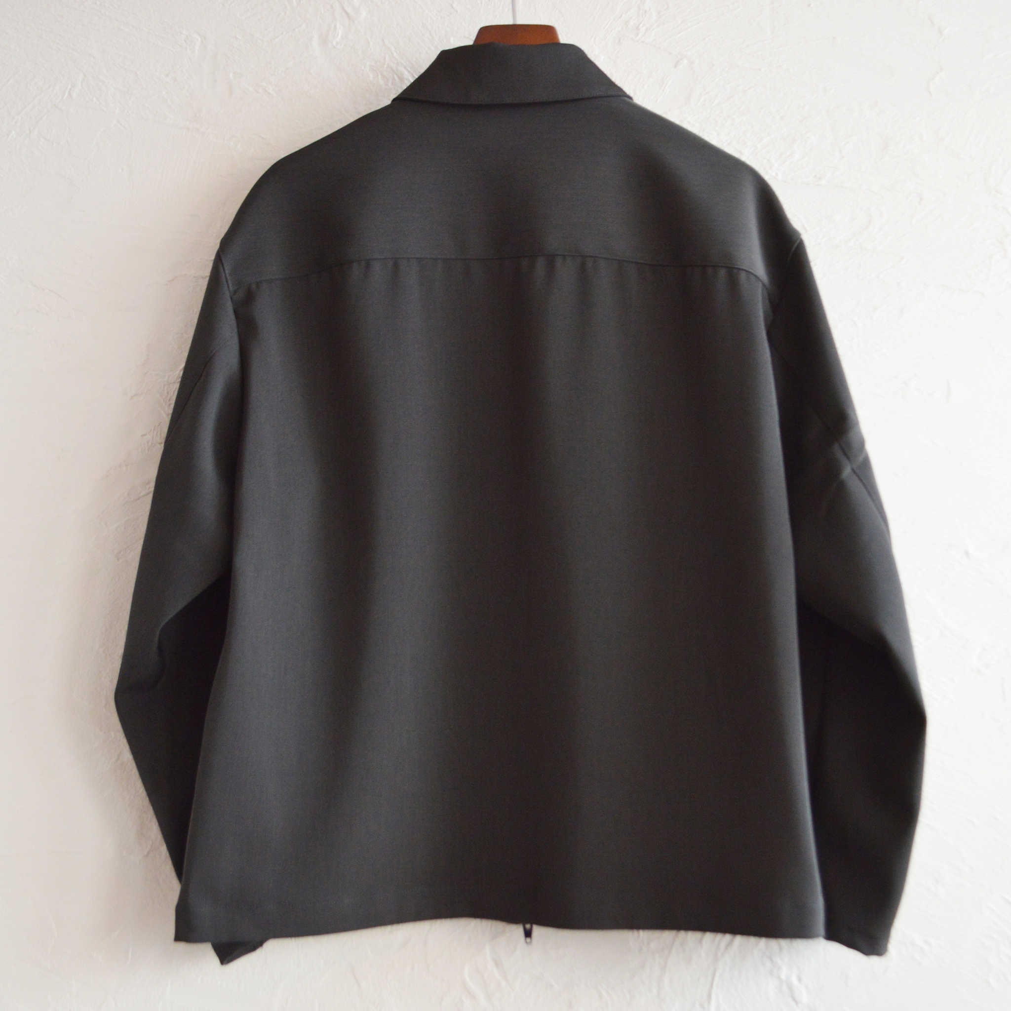 LAMOND ラモンド / TWILL TWIST SHORT JACKET ツイルツイストショートジャケット (FADE BLACK フェードブラック)