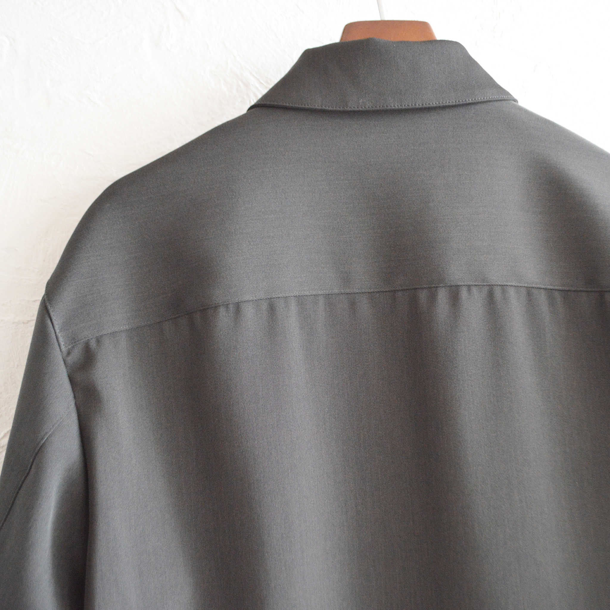 LAMOND ラモンド / TWILL TWIST SHORT JACKET ツイルツイストショートジャケット (FADE BLACK フェードブラック)