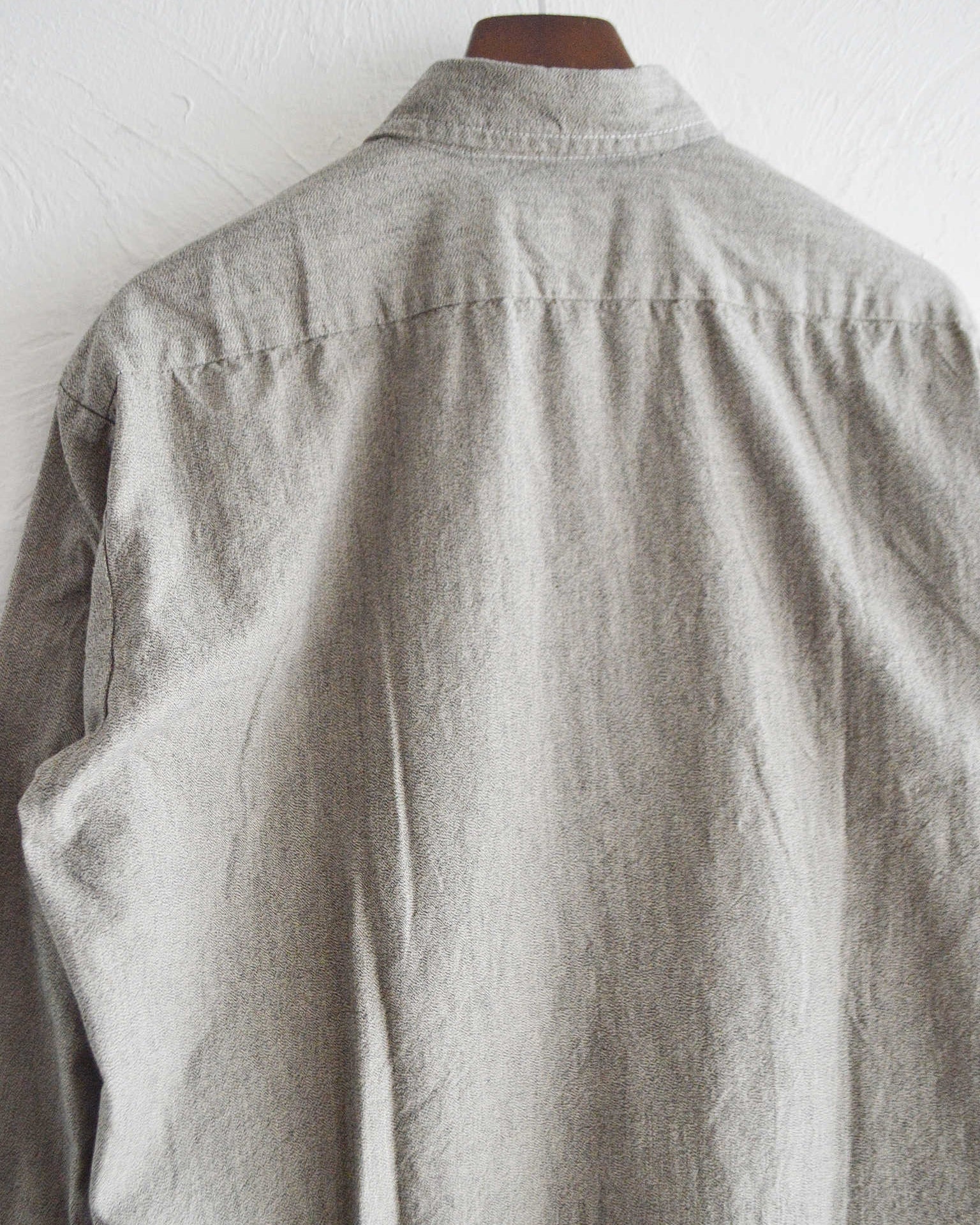 necessary or unnecessary ネセサリーオアアンネセサリー N.O.UN / WW SHIRT II ダブルダブルシャツツー (GRAY グレー