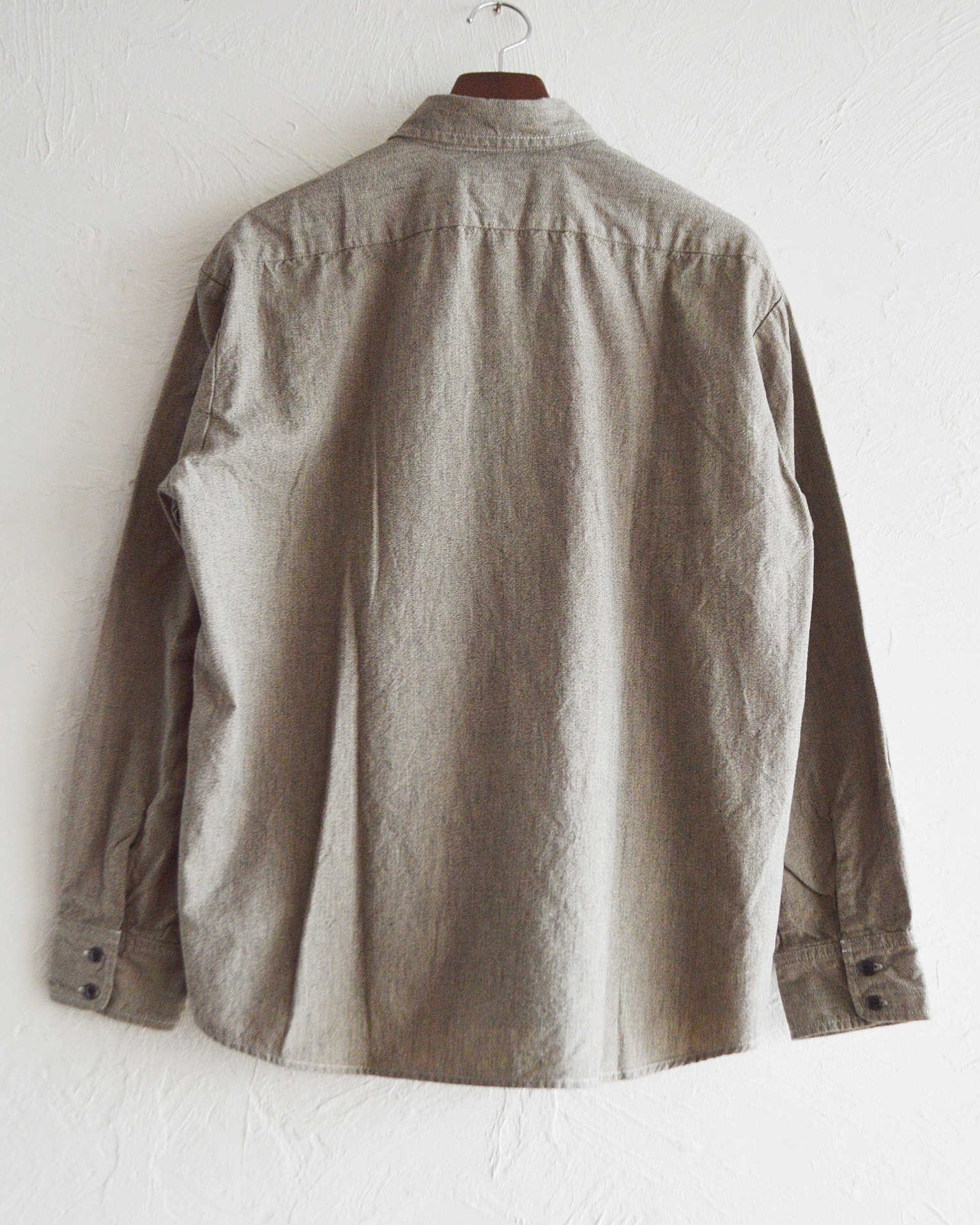 necessary or unnecessary ネセサリーオアアンネセサリー N.O.UN / WW SHIRT II ダブルダブルシャツツー (GRAY グレー