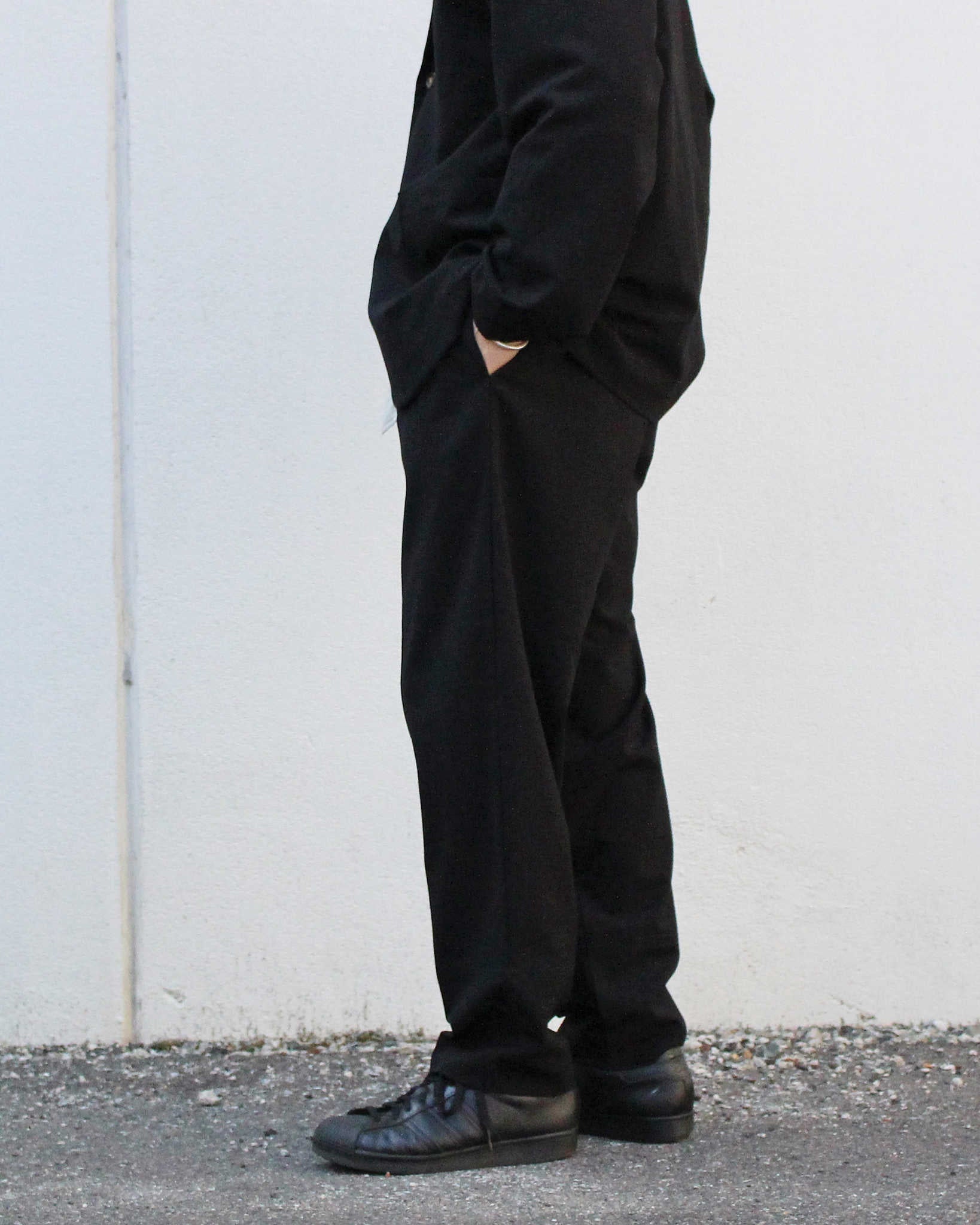 modemdesign モデムデザイン / P/R Tailored Jacket&Easy Trousers  セットアップ　(BLACK ブラック)