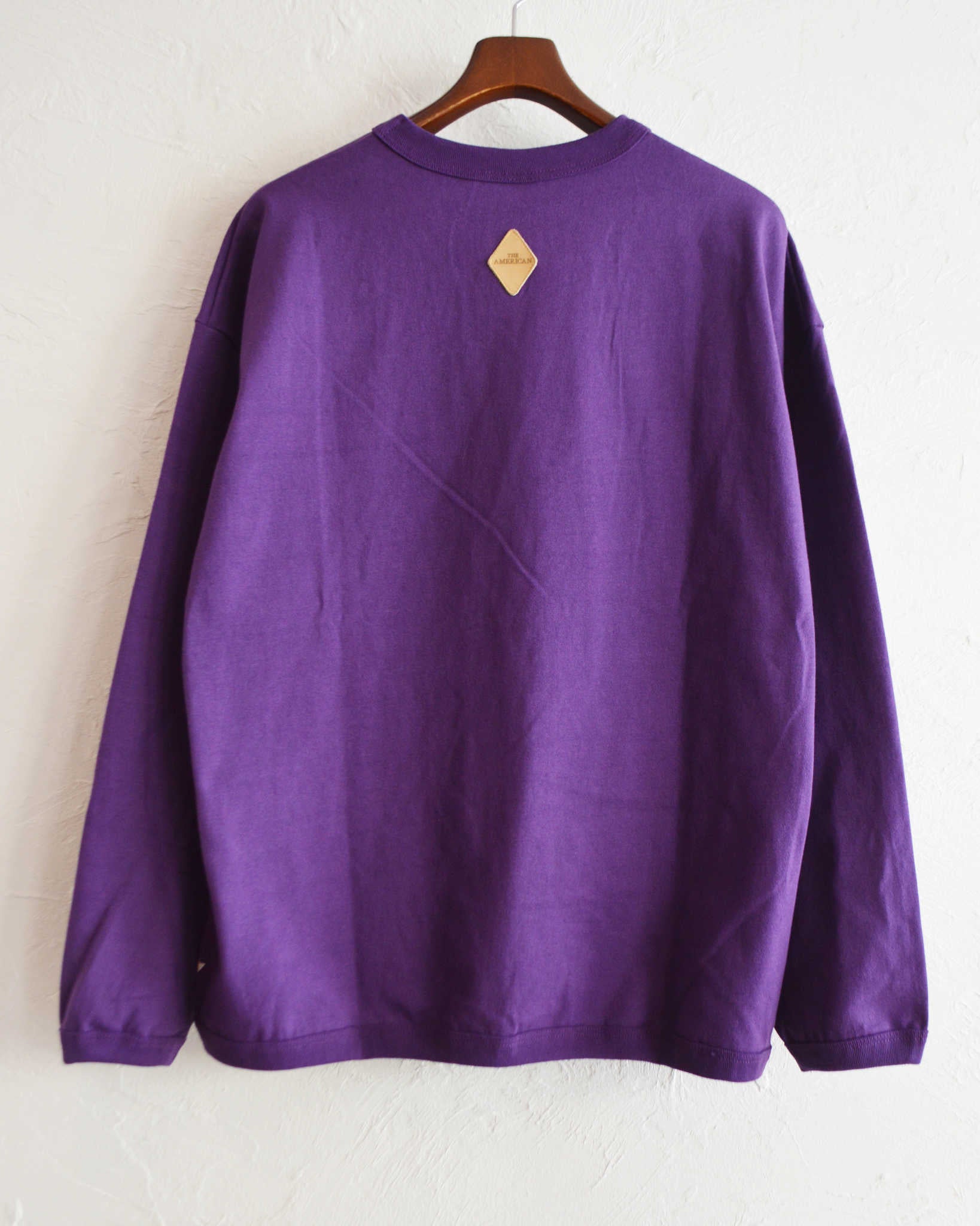 melple メイプル / The American Ringer L/S リンガーロングスリーブティー (PURPLE パープル)