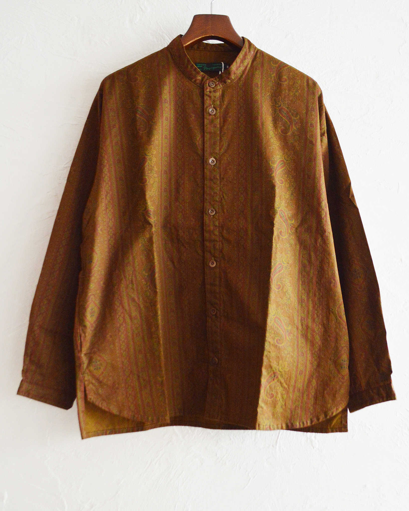 Nasngwam. ナスングワム / ARTISAN SHIRTS JACKET アルチザンシャツジャケット (BROWN ブラウン)