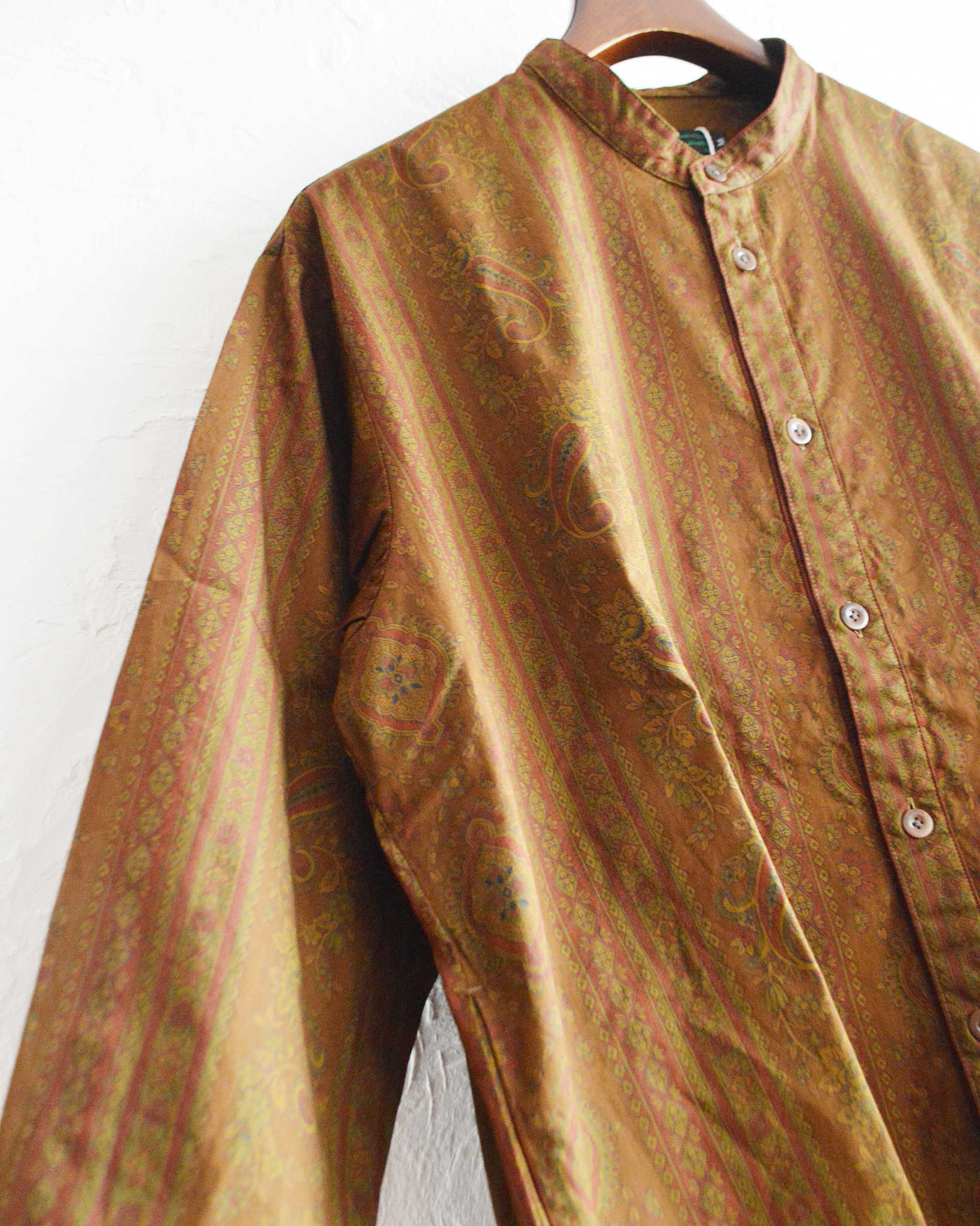 Nasngwam. ナスングワム / ARTISAN SHIRTS JACKET アルチザンシャツジャケット (BROWN ブラウン)