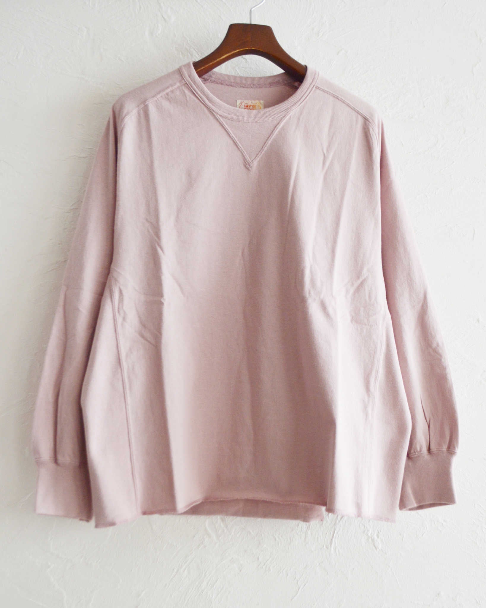 IMPRESTORE インプレストア / Harold ハロルド | Freedom LongSleeve Tshirt フリーダムロングスリーブティー (DARK PINK ダークピンク)