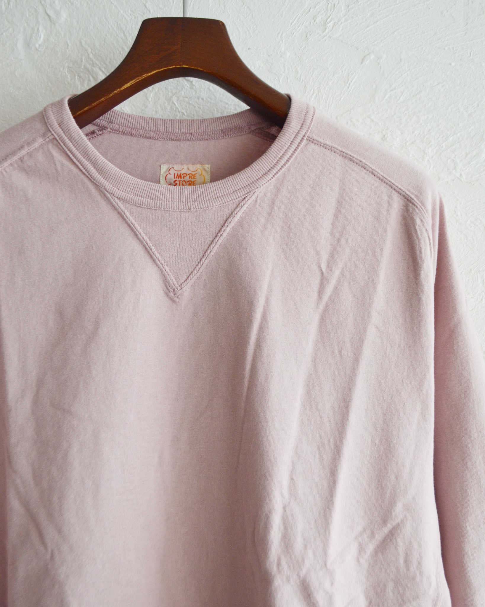 IMPRESTORE インプレストア / Harold ハロルド | Freedom LongSleeve Tshirt フリーダムロングスリーブティー (DARK PINK ダークピンク)