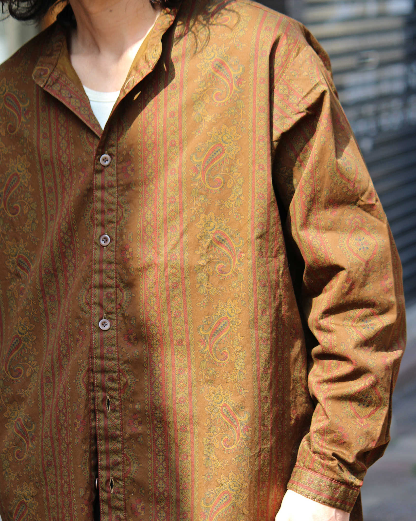 Nasngwam. ナスングワム / ARTISAN SHIRTS JACKET アルチザンシャツジャケット (BROWN ブラウン)