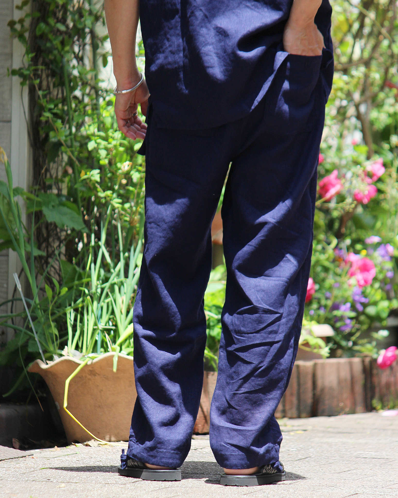 Nasngwam. ナスングワム / LIBERTY PANTS リバティーパンツ (NAVY ネイビー)