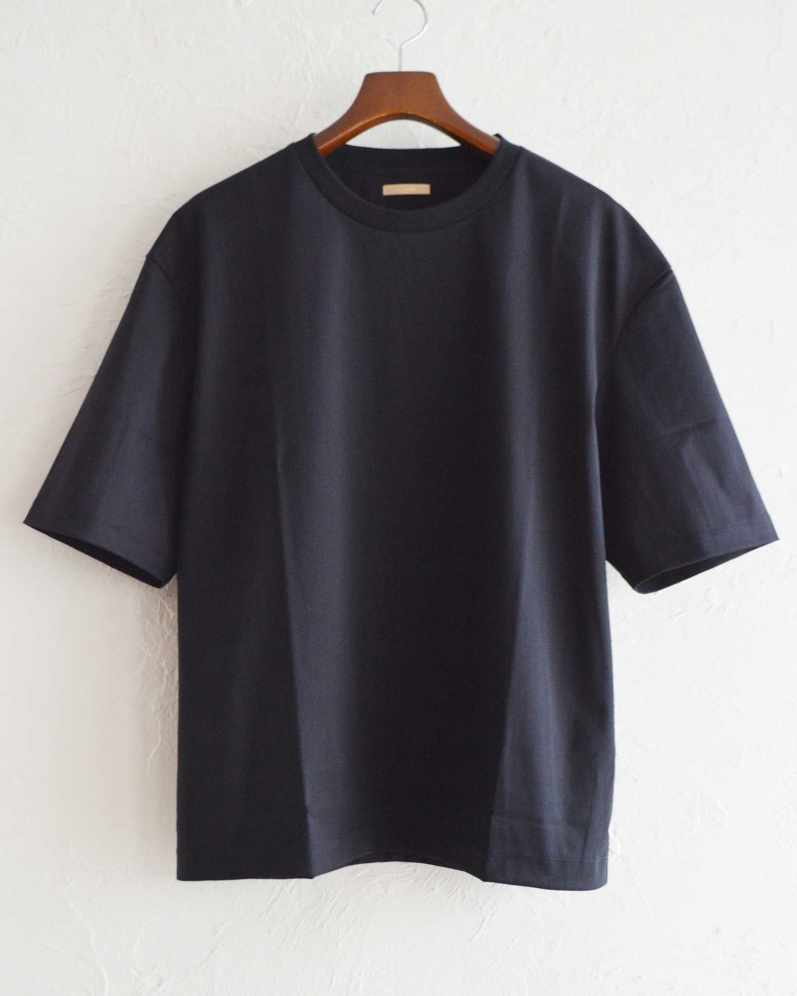 LAMOND ラモンド /  TRICOT TEE トリコットティー (NAVY BLACK ネイビーブラック)