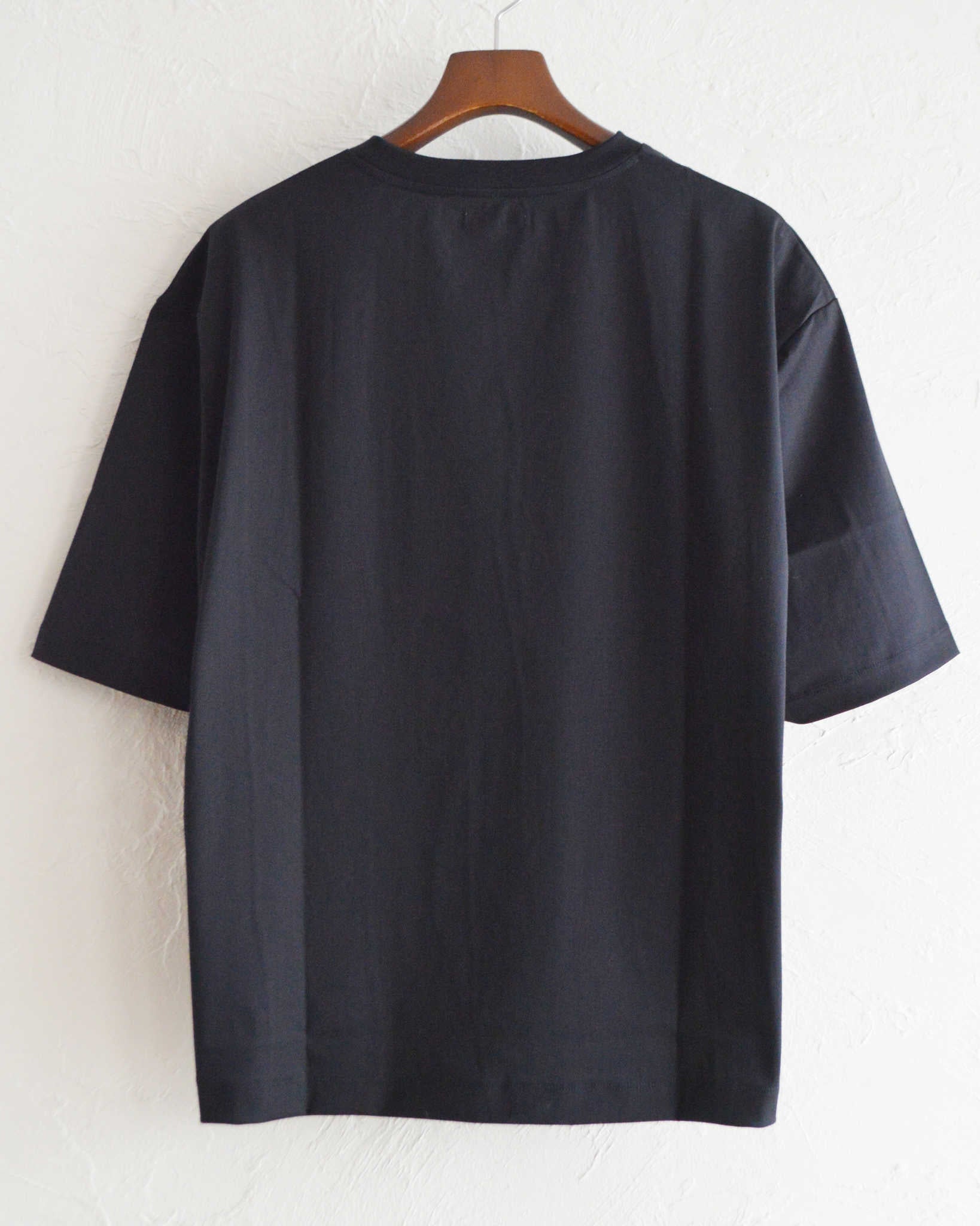 LAMOND ラモンド /  TRICOT TEE トリコットティー (NAVY BLACK ネイビーブラック)