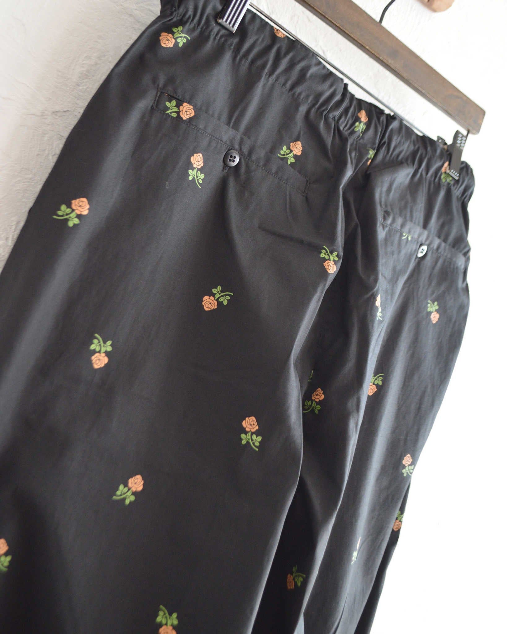 HAVE A GRATEFUL DAY ハブアグレイトフルデイ / AMPLE EASY PANTS アンプルイージーパンツ (BLACK ブラック)