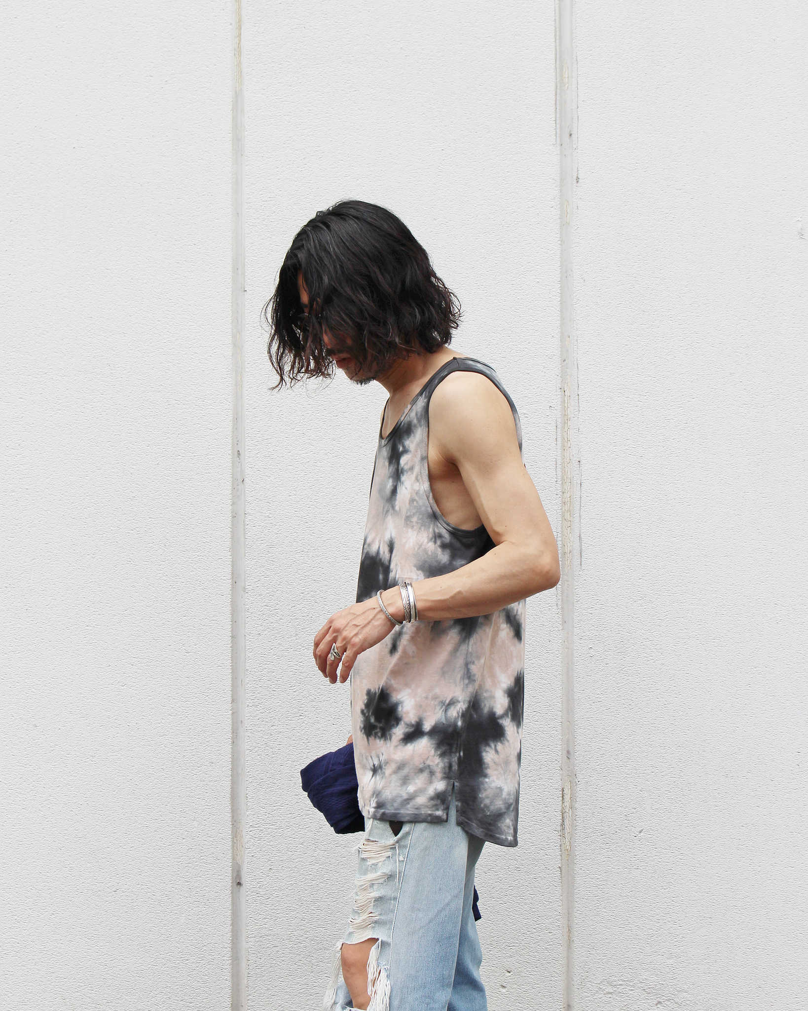 Nasngwam. × JAVARA×LEATHER TRAMP ナスングワム ジャバラ レザートランプ  / ESSENTIAL TANKTOP エッセンシャルタンクトップ(DESERT デザート)