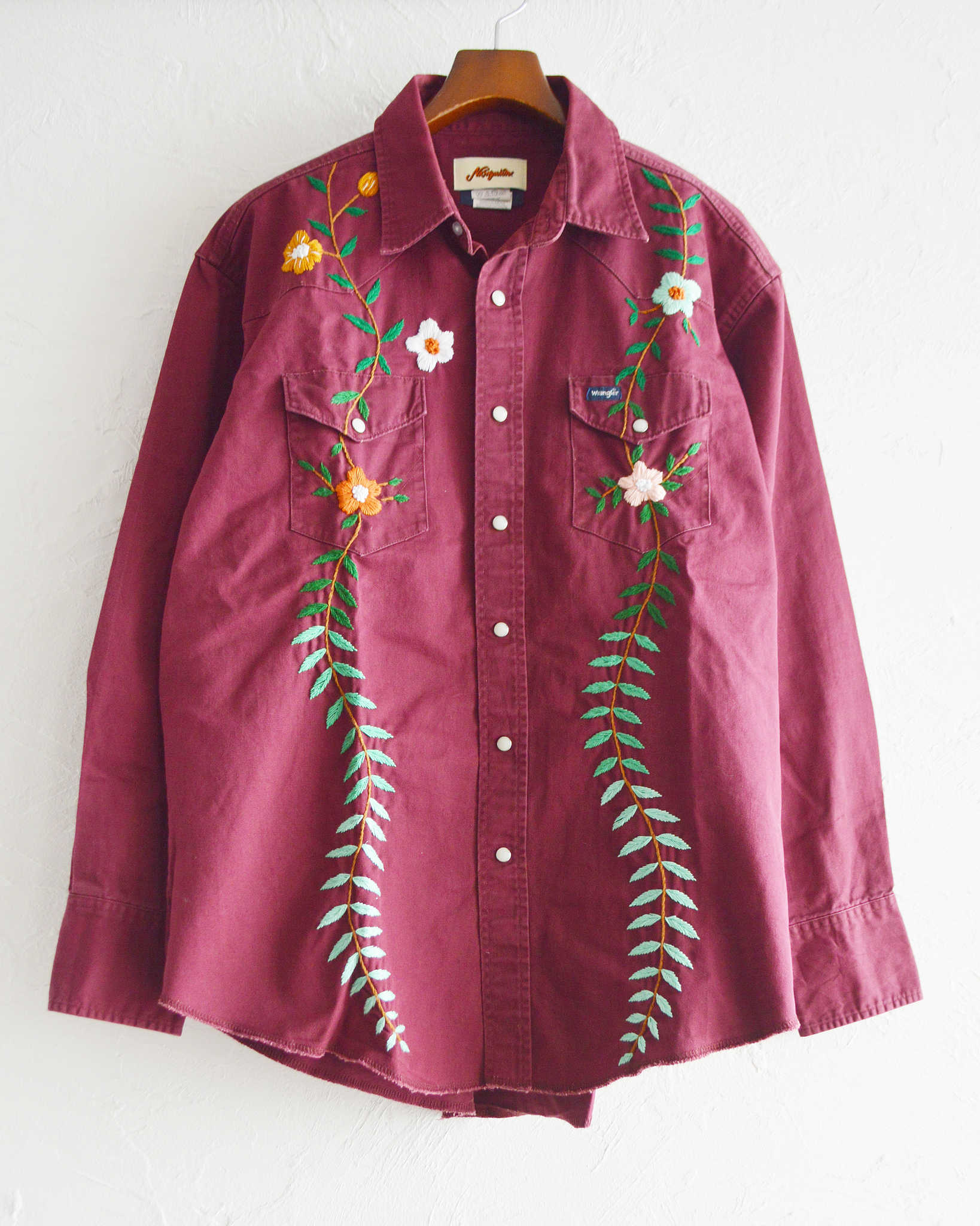 Nasngwam. ナスングワム / SALISH SHIRTS サリッシュシャツ (BURGUNDY バーガンディー)
