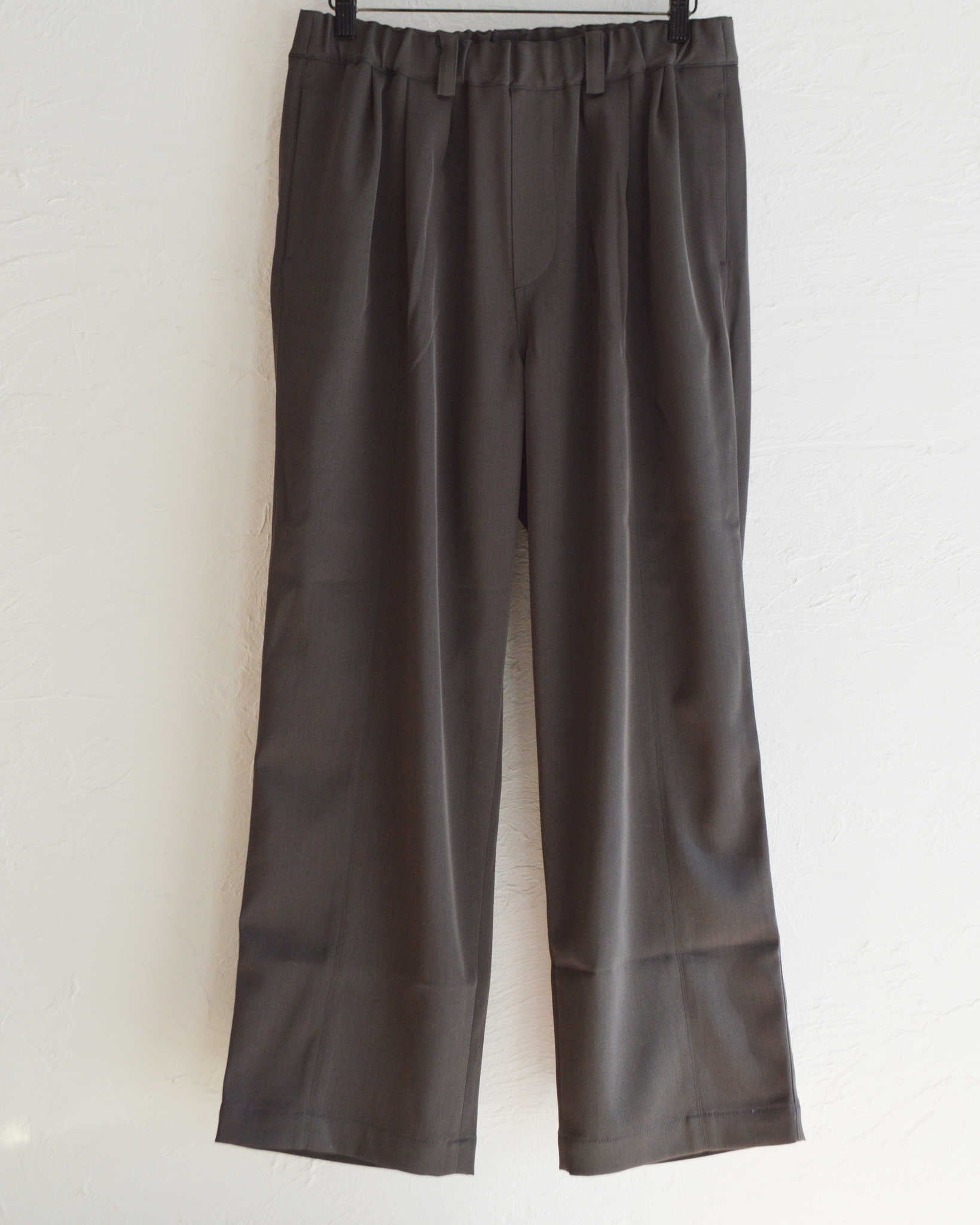 LAMOND ラモンド / TWILL TWIST CENTER SEAM PANTS ツイルセンターシームパンツ (DARK BROWN ダークブラウン)