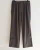 LAMOND ラモンド / TWILL TWIST CENTER SEAM PANTS ツイルセンターシームパンツ (DARK BROWN ダークブラウン)