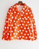 IMPRESTORE インプレストア / Herb ハーブ | Polka dot open collar shirt ポルカドットオープンカラーシャツ (RED レッド)