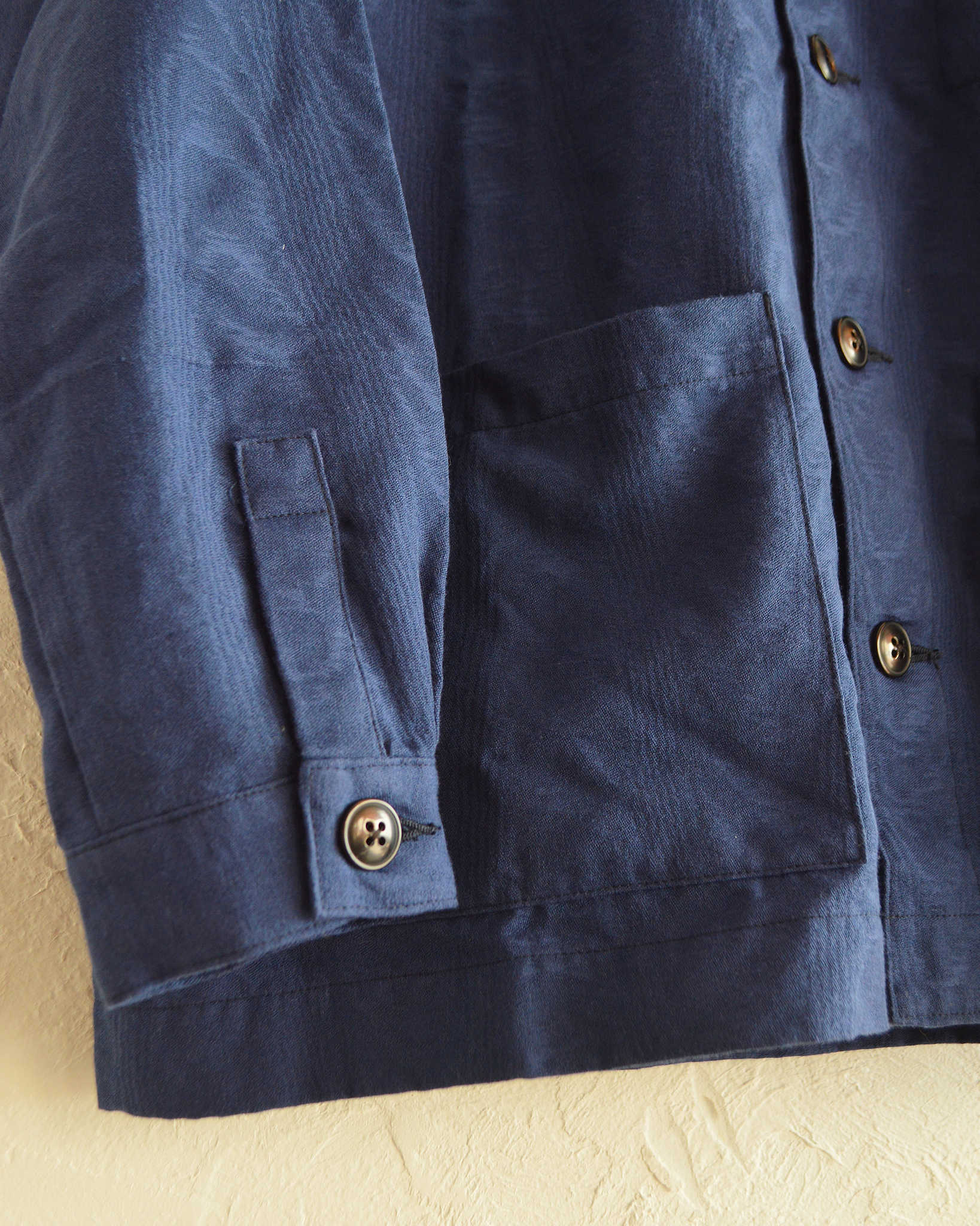 Nasngwam. ナスングワム / QUIET JACKET クワイエットジャケット (NAVY ネイビー)