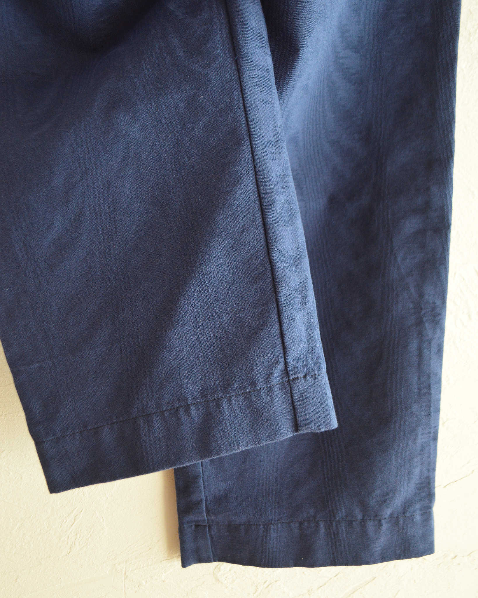 Nasngwam. ナスングワム / QUIET PANTS クワイエットパンツ (NAVY ネイビー)