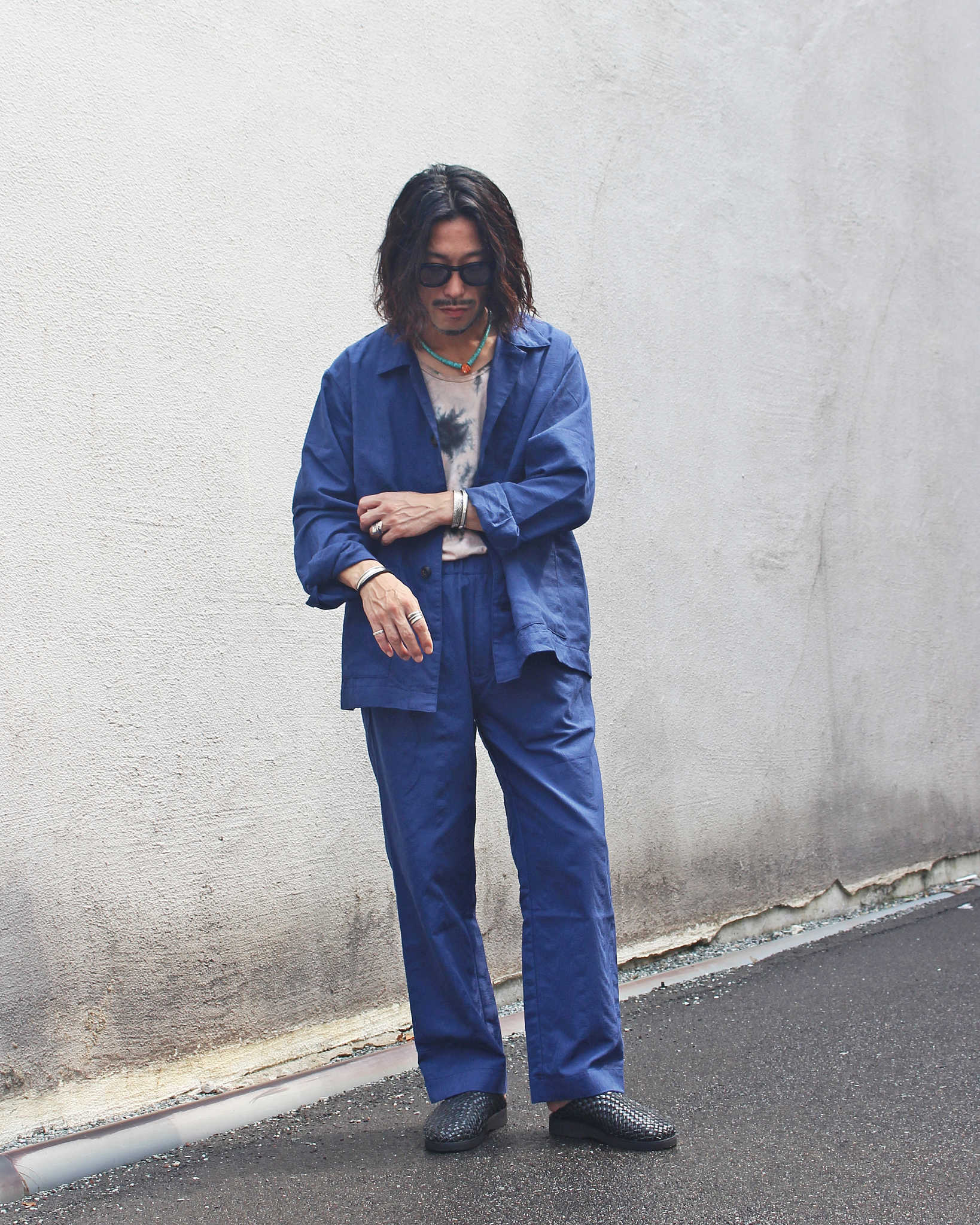 Nasngwam. ナスングワム / QUIET JACKET クワイエットジャケット (NAVY ネイビー)
