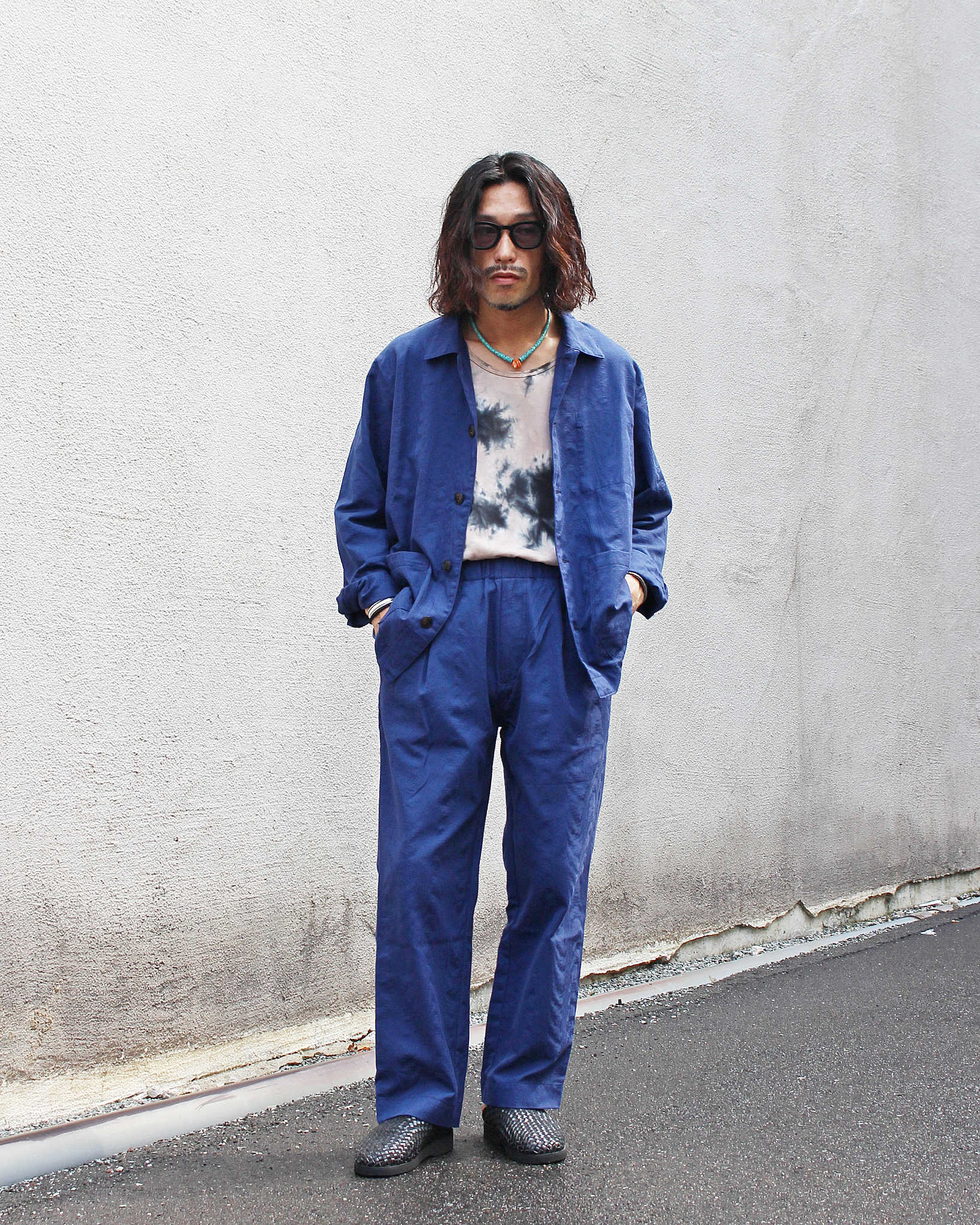 Nasngwam. ナスングワム / QUIET JACKET クワイエットジャケット (NAVY ネイビー)
