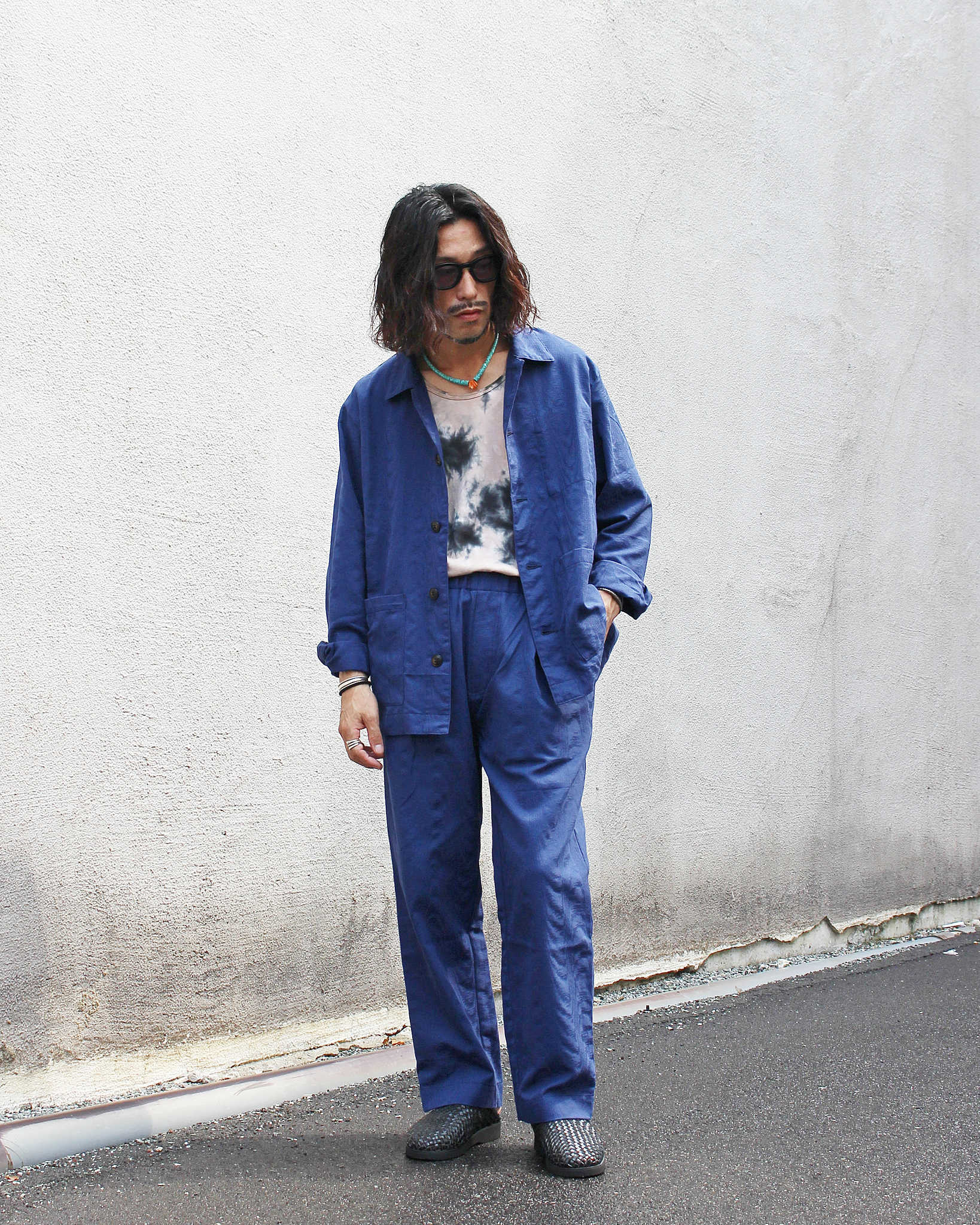 Nasngwam. ナスングワム / QUIET JACKET クワイエットジャケット (NAVY ネイビー)