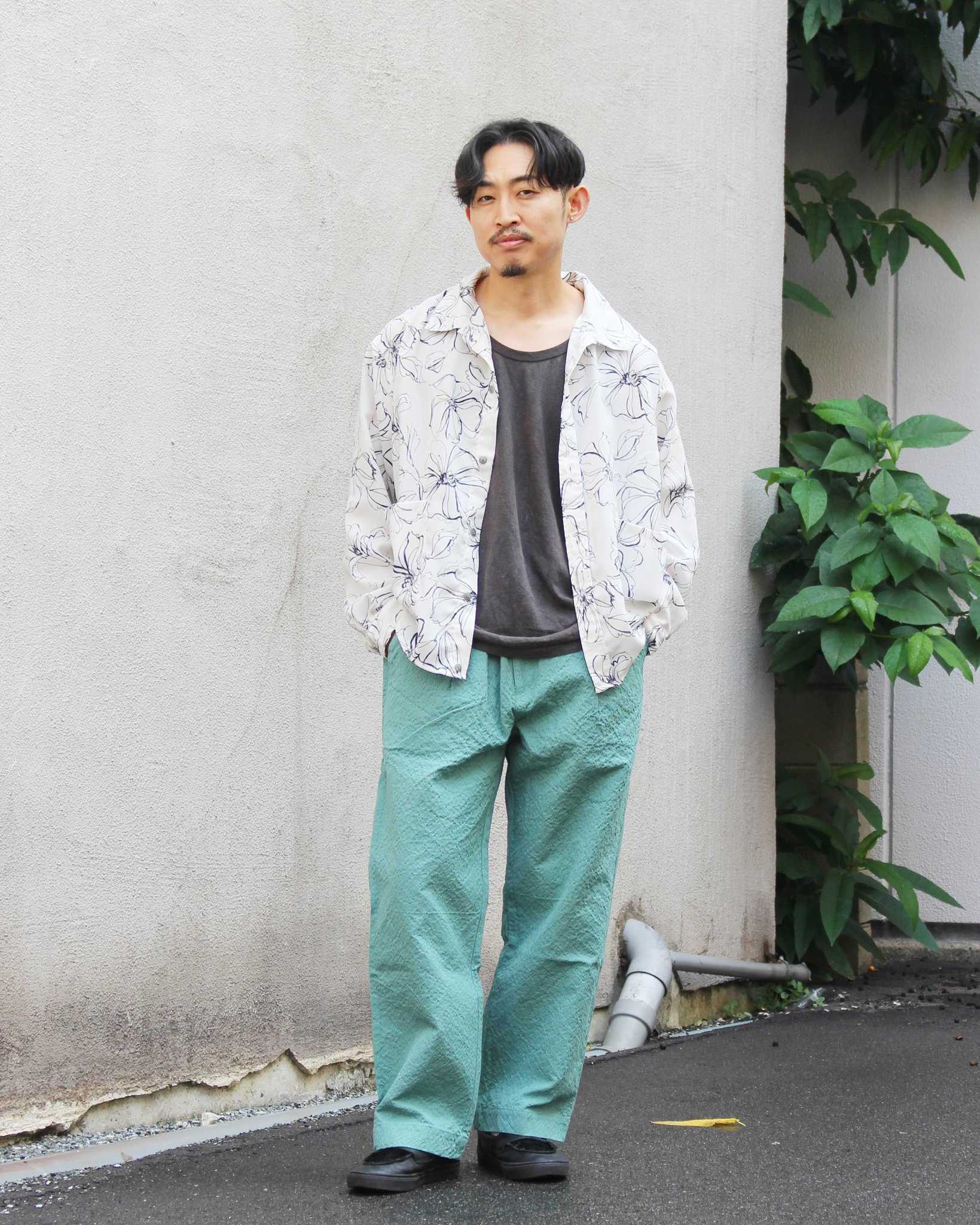 Nasngwam. ナスングワム / QUIET PANTS クワイエットパンツ (TURQUOISE ターコイズ)