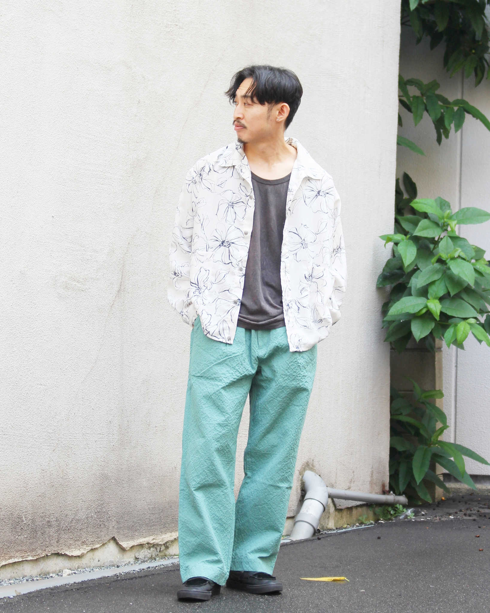 Nasngwam. ナスングワム / QUIET PANTS クワイエットパンツ (TURQUOISE ターコイズ)