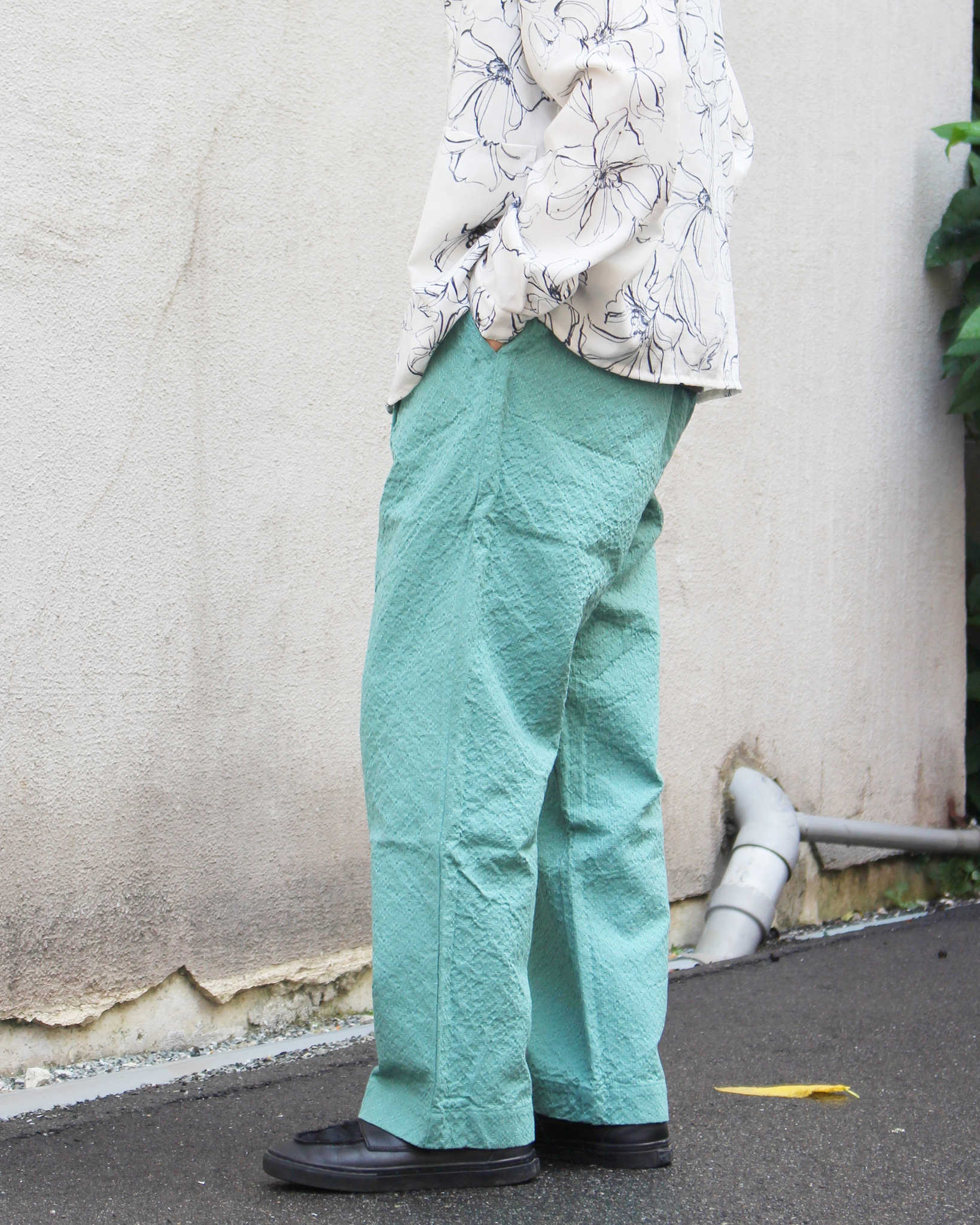 Nasngwam. ナスングワム / QUIET PANTS クワイエットパンツ (TURQUOISE ターコイズ)