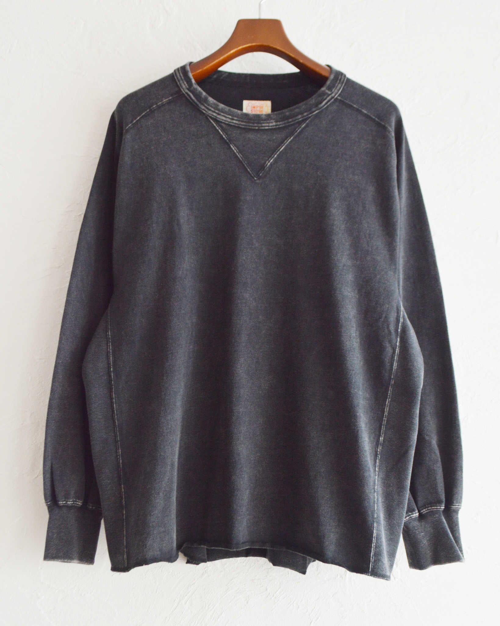 IMPRESTORE インプレストア / Harold t-cloth V.D ハロルド | Freedom LongSleeve Tshirt フリーダムロングスリーブティー (FADED BLACK フェイデットブラック)