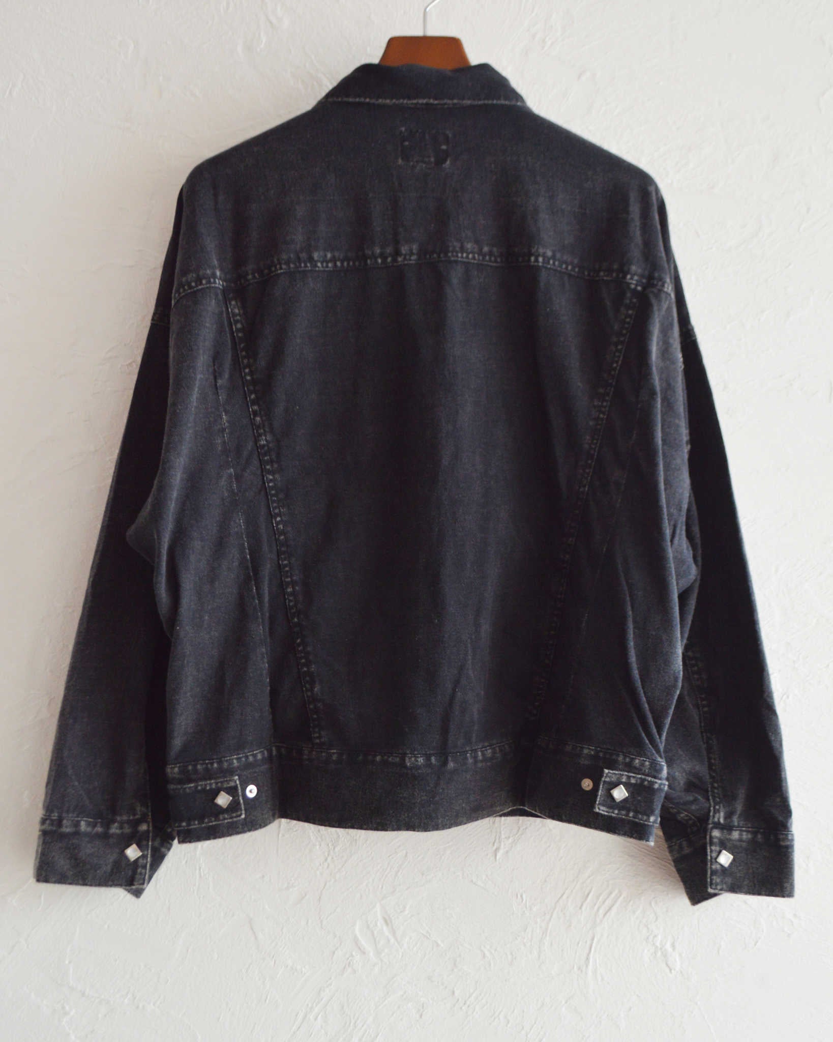 IMPRESTORE インプレストア / Lorraine t-cloth V.D ロレーヌ | Western Short JKT ウエスタンショートジャケット (FADED BLACK フェイデットブラック)