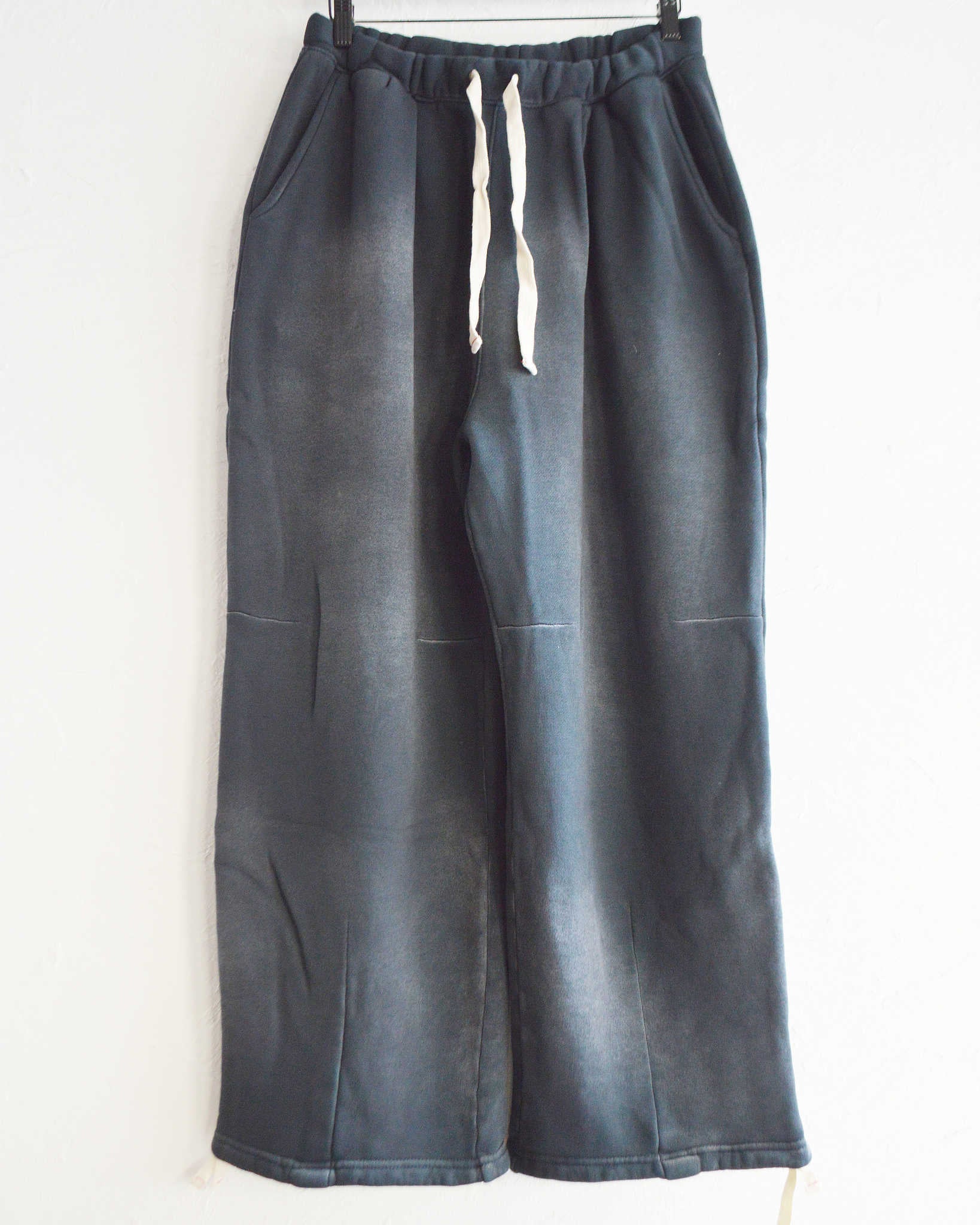 MOOJIMOOJI ムージームージ / MOOJI SWEAT PANTS ムージースウェットパンツ (AGED BLACK エイジドブラック)