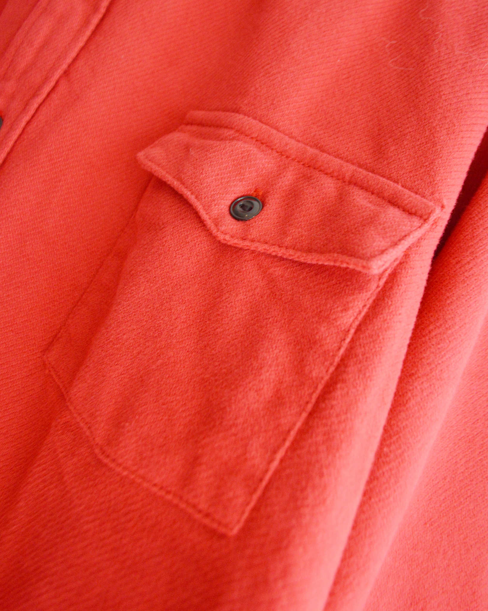 necessary or unnecessary ネセサリーオアアンネセサリー N.O.UN / WW SHIRT NEL ダブルダブルシャツネル (RED レッド)