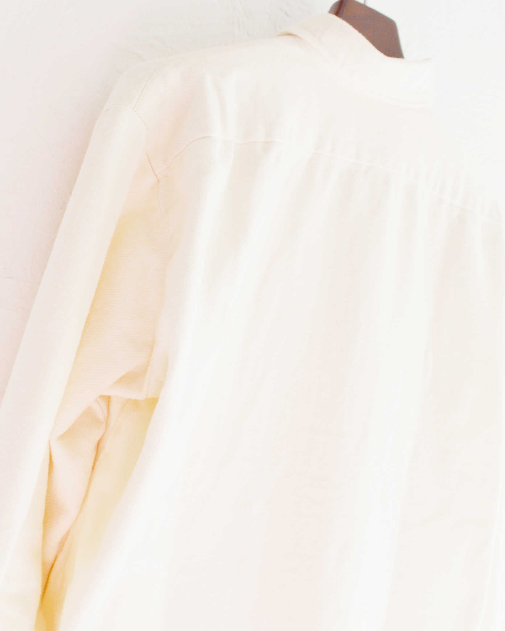 necessary or unnecessary ネセサリーオアアンネセサリー N.O.UN / WW SHIRT NEL ダブルダブルシャツネル (WHITE ホワイト)