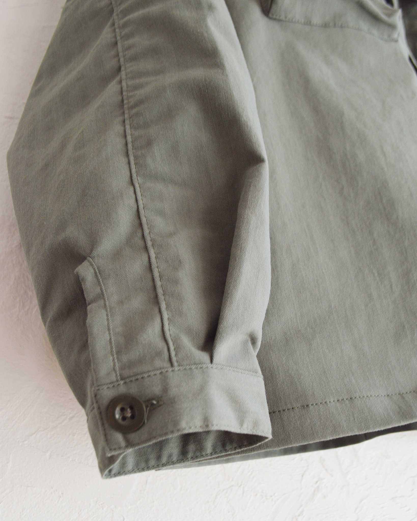 necessary or unnecessary ネセサリーオアアンネセサリー N.O.UN / WATCH SHIRT ウォッチシャツ (SAGE セージ)