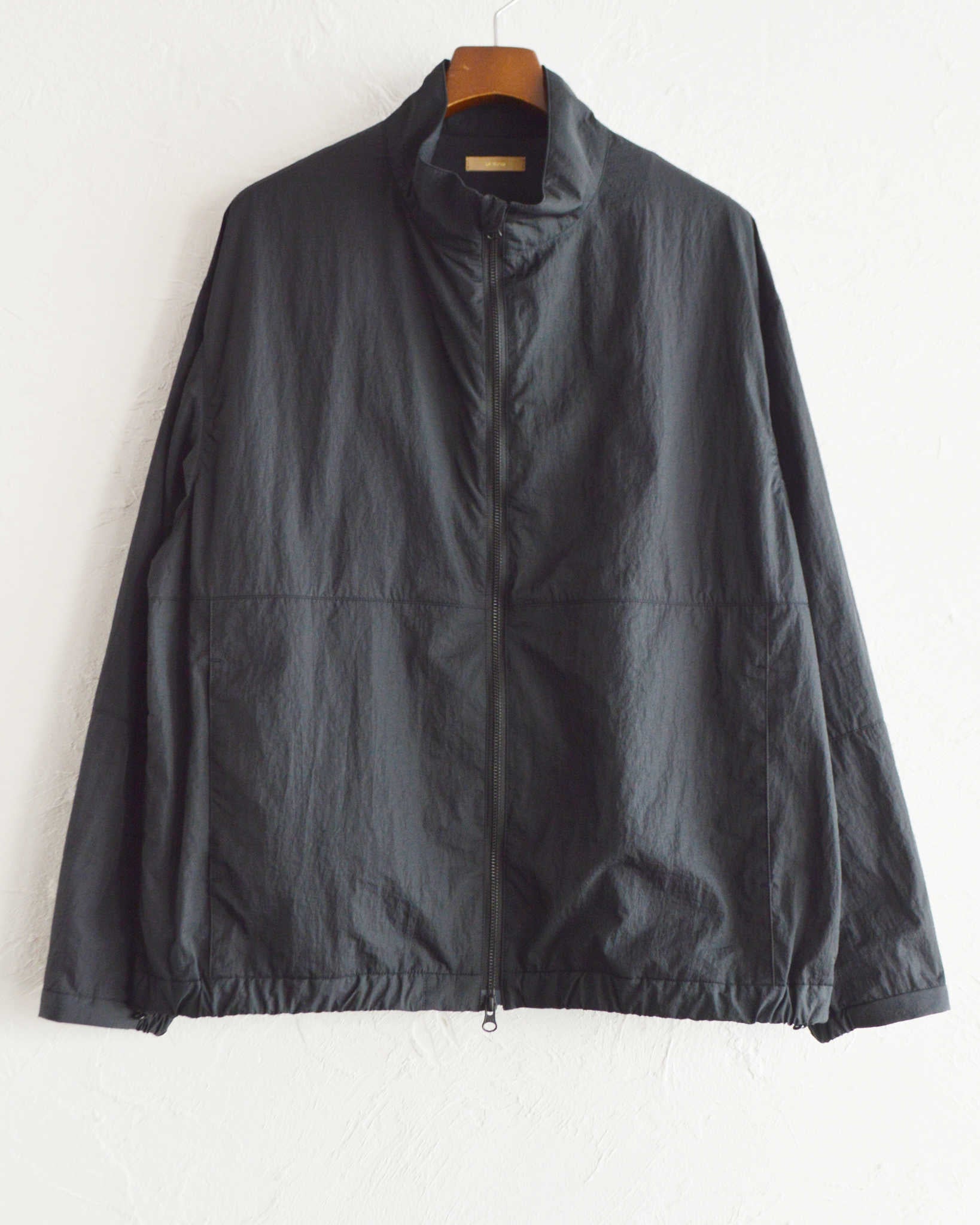 LAMOND ラモンド / POCKETABLE NYLON BLOUSON ポケッタブルナイロンブルゾン (BLACK ブラック)