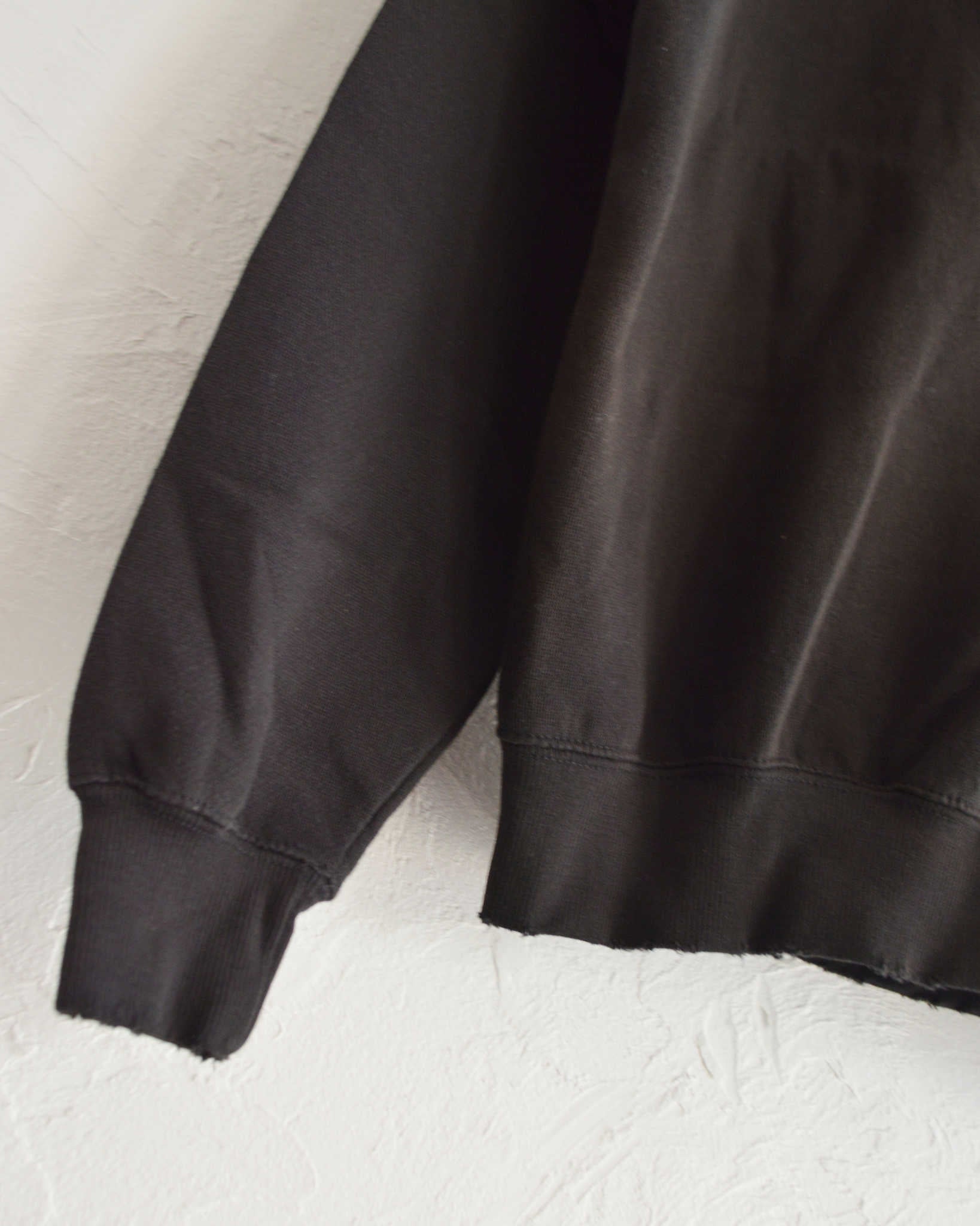 MOOJIMOOJI ムージームージー / CLASSIC CREW NECK クラシッククルーネック (BLACK ブラック)