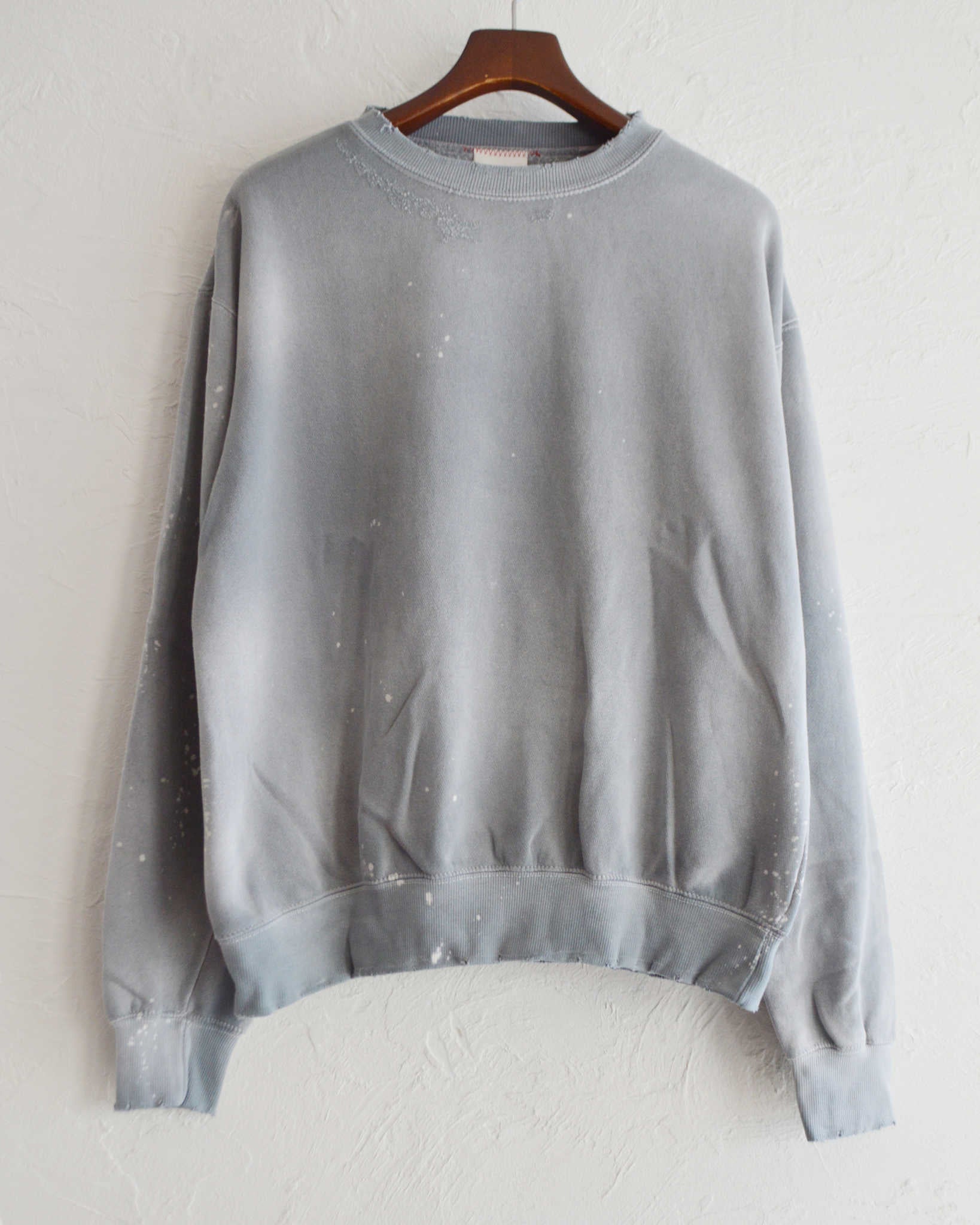 MOOJIMOOJI ムージームージー / CLASSIC CREW NECK クラシッククルーネック (GRAY グレー)