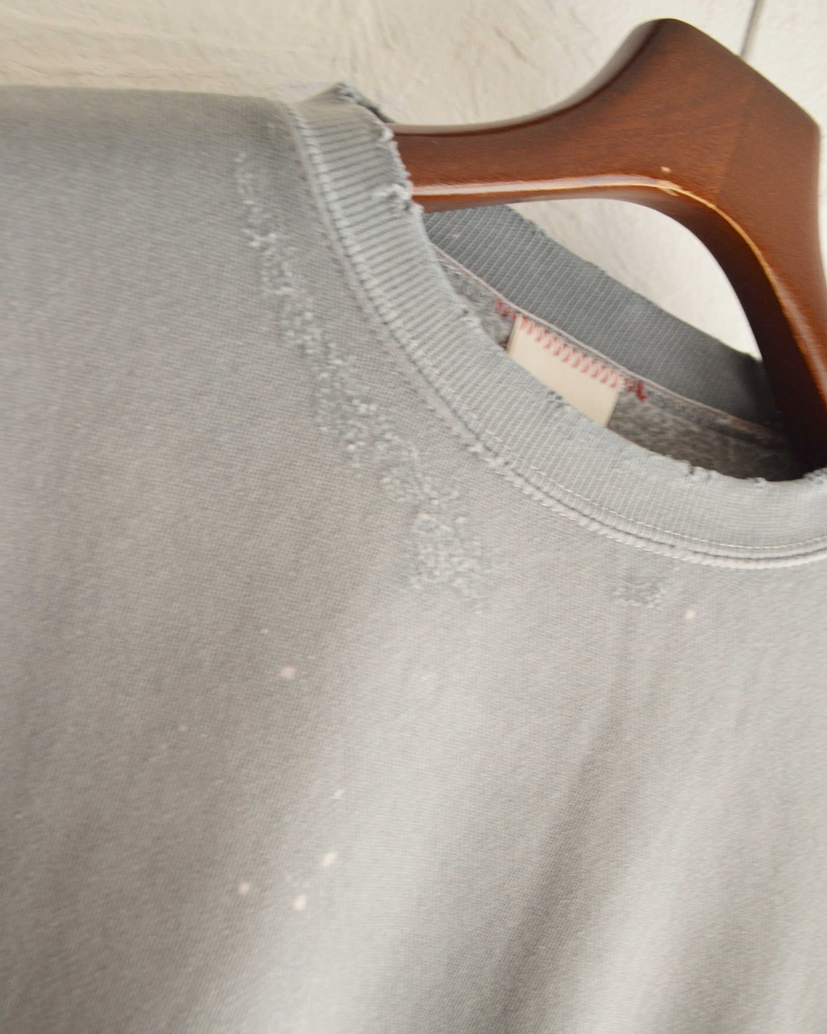 MOOJIMOOJI ムージームージー / CLASSIC CREW NECK クラシッククルーネック (GRAY グレー)