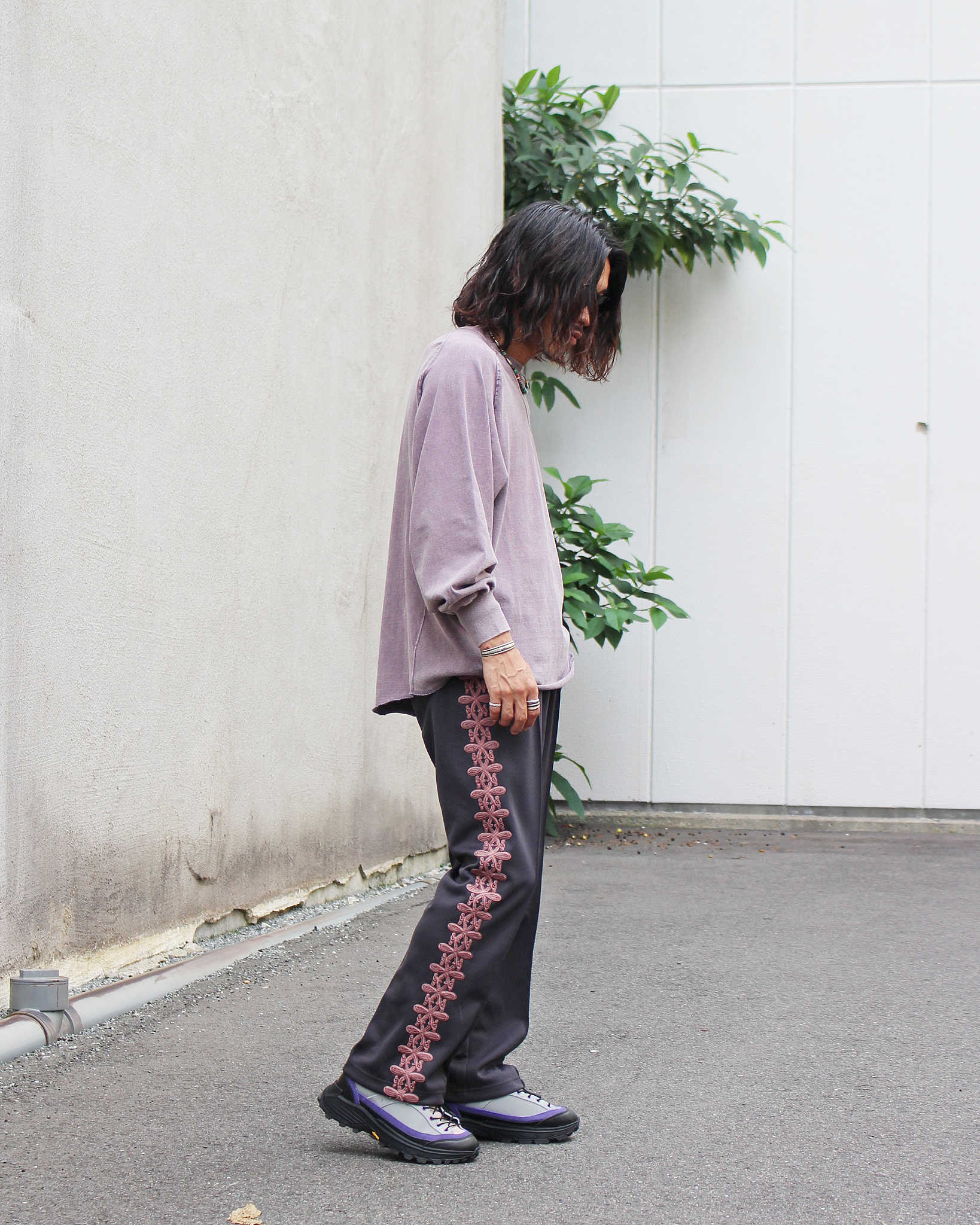 Nasngwam. ナスングワム / KINGSTON PANTS キングストンパンツ (CHARCOAL チャコール)