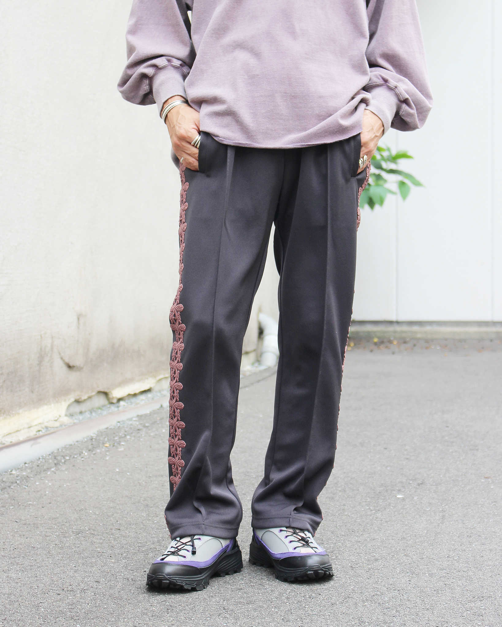 Nasngwam. ナスングワム / KINGSTON PANTS キングストンパンツ (CHARCOAL チャコール)