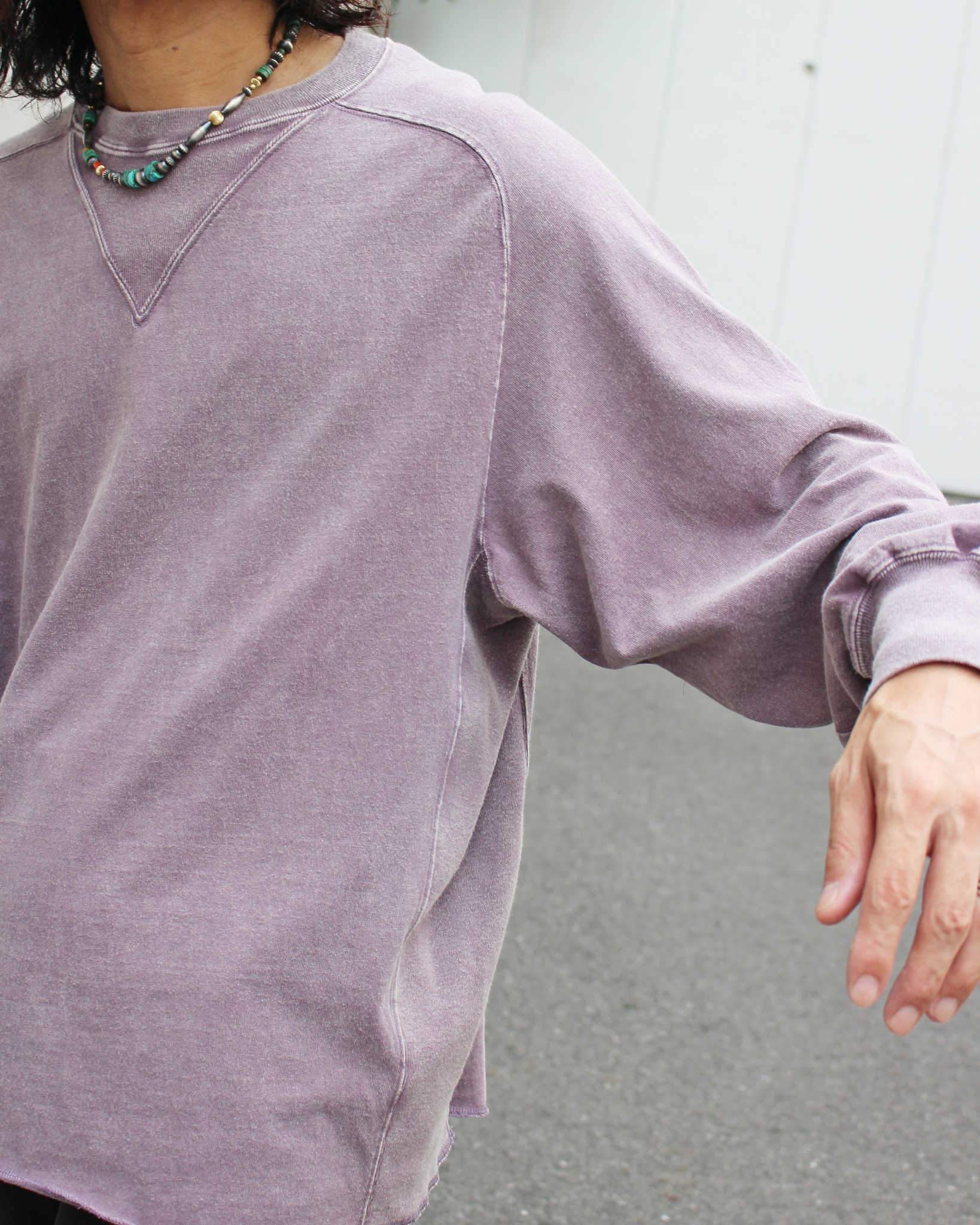 IMPRESTORE インプレストア / Harold t-cloth V.D ハロルド | Freedom LongSleeve Tshirt フリーダムロングスリーブティー (FADED PURPLE フェイデットパープル))