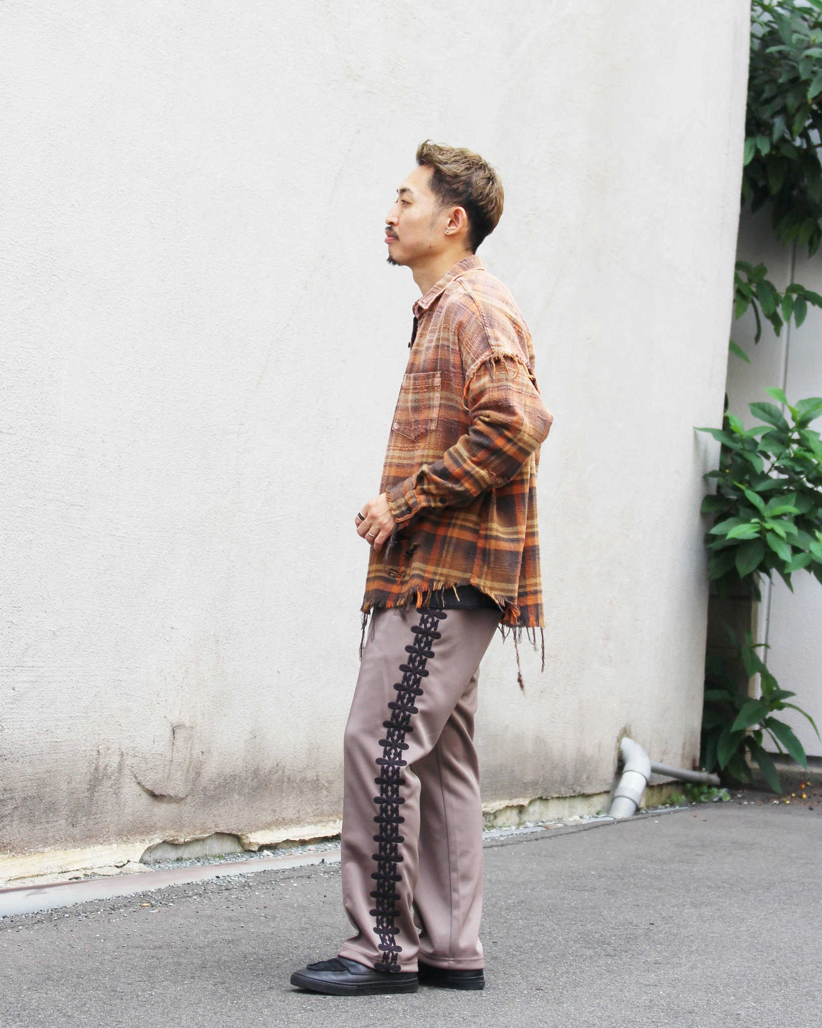 Nasngwam. ナスングワム / KINGSTON PANTS キングストンパンツ (GRAGE グレージュ)