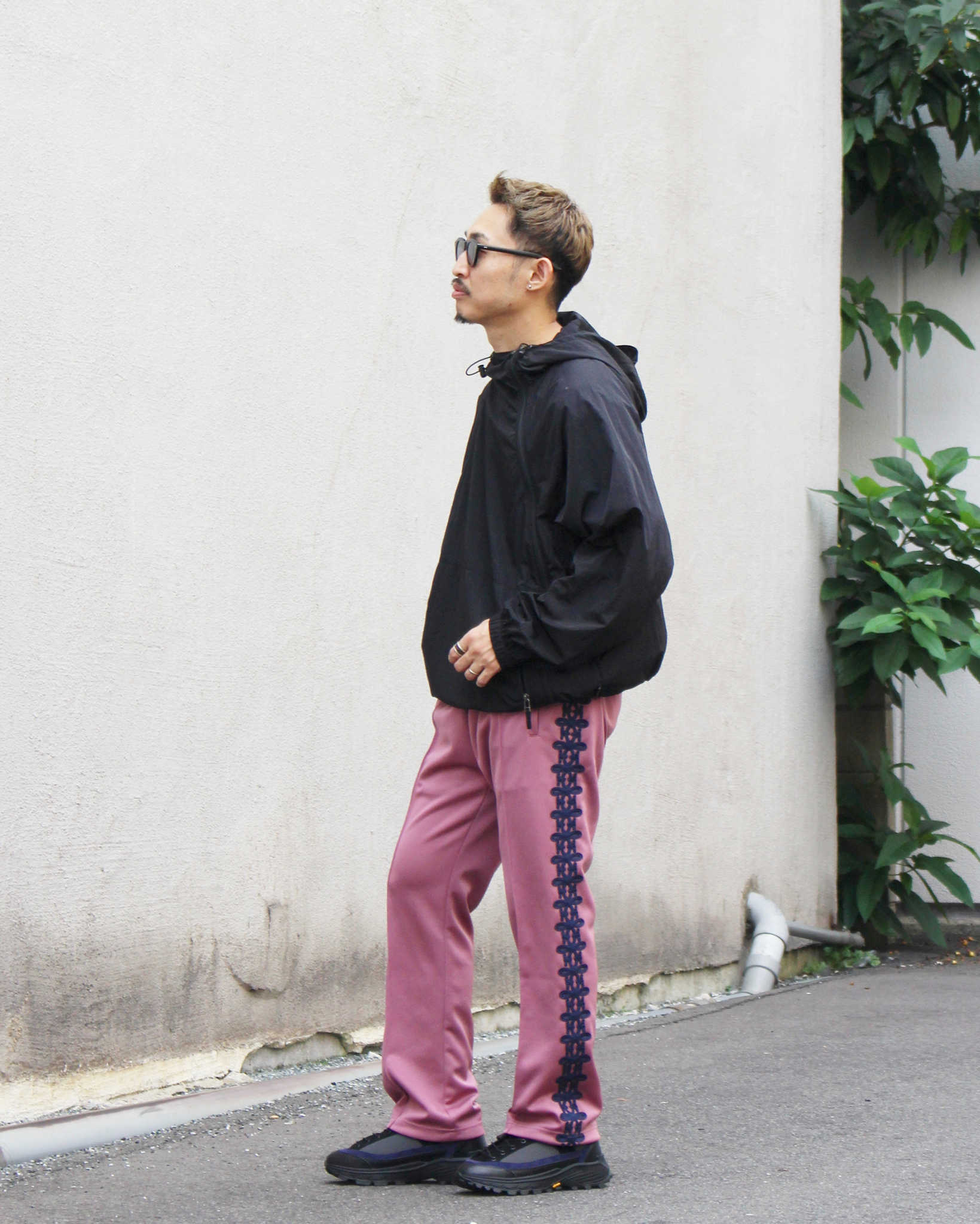 Nasngwam. ナスングワム / KINGSTON PANTS キングストンパンツ (SMOKE PINK スモークピンク)